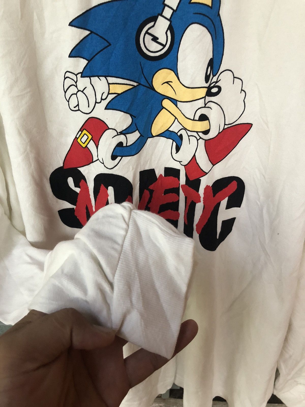 Anime Vintage Sonic The Hedgehog Action Adventure Comedy Film Tee Size US M / EU 48-50 / 2 - 4 Thumbnail
