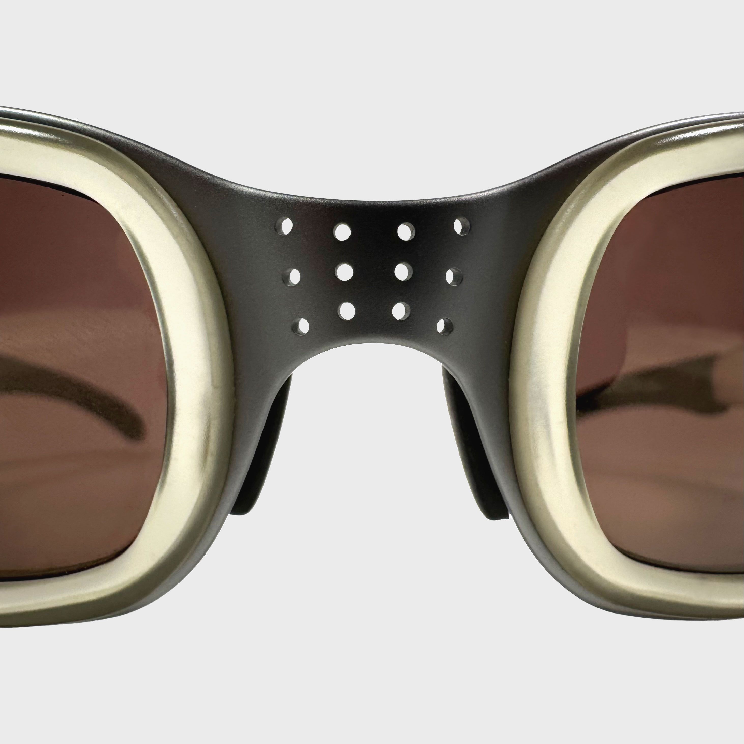 Other Briko Translucent & Perforated Metal Nose Sunglasses Size ONE SIZE - 4 Thumbnail