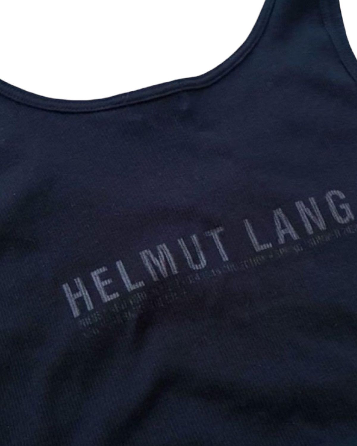 Helmut Lang 90s Vintage Back Print Tank Top Size US M / EU 48-50 / 2 - 4 Thumbnail