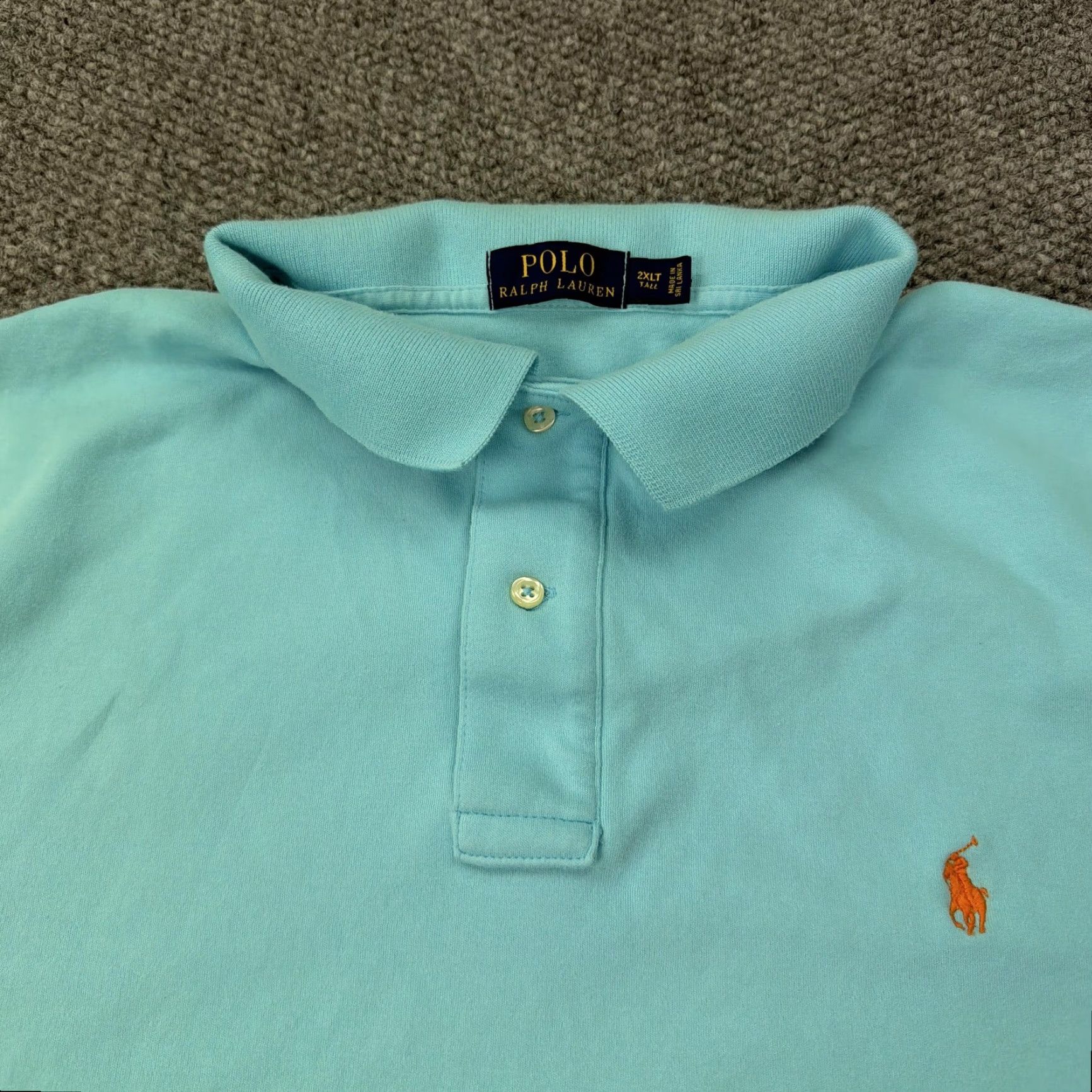 Polo Ralph Lauren Polo Ralph Lauren Polo Shirt Mens 2XLT Blue Big Tall Knit Pony Logo Casual Size US XXL / EU 58 / 5 - 3 Thumbnail