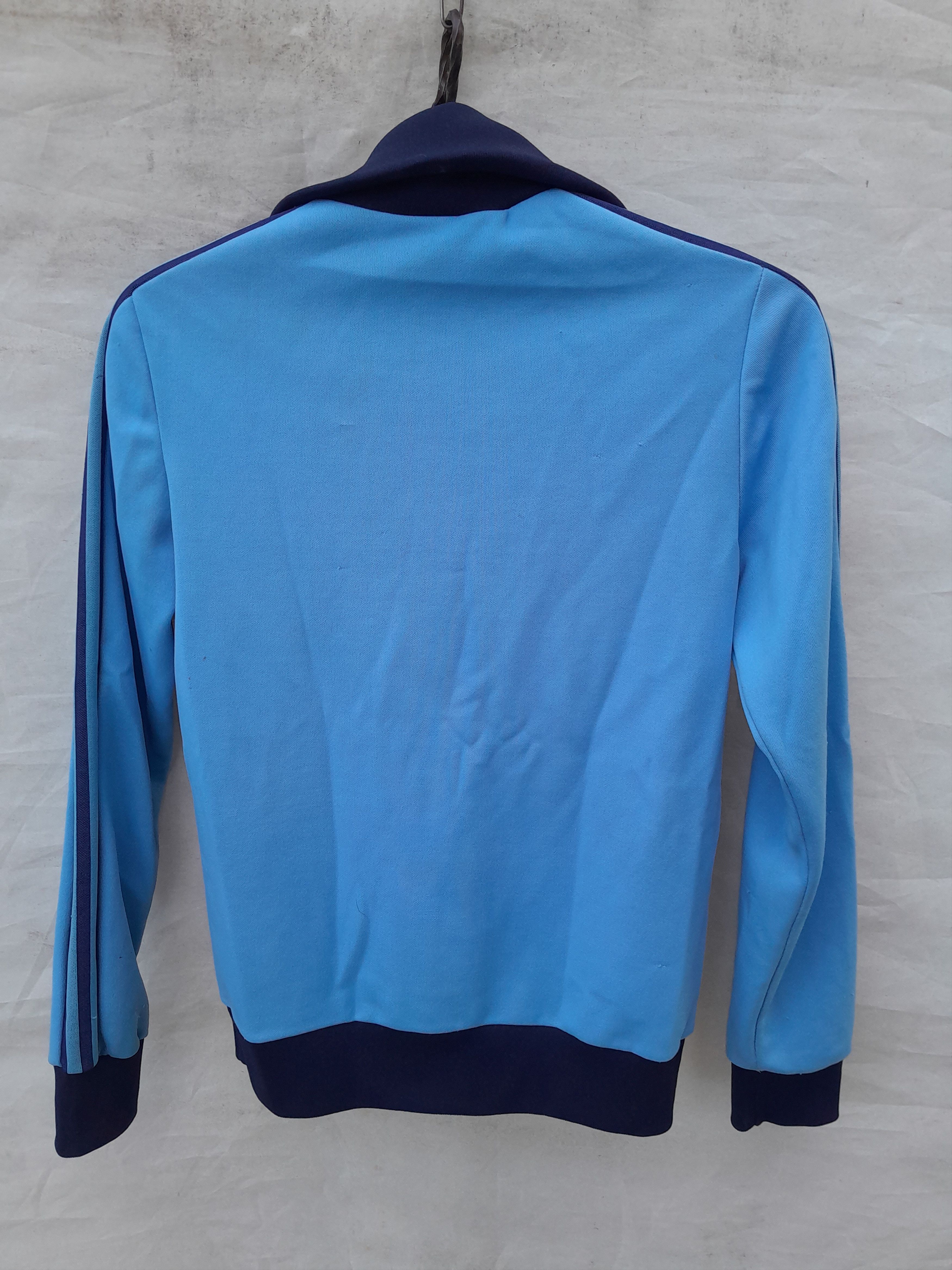 Adidas Vintage 70s Adidas Ventex Track Jacket Blue Navy Made France Size US S / EU 44-46 / 1 - 5 Thumbnail
