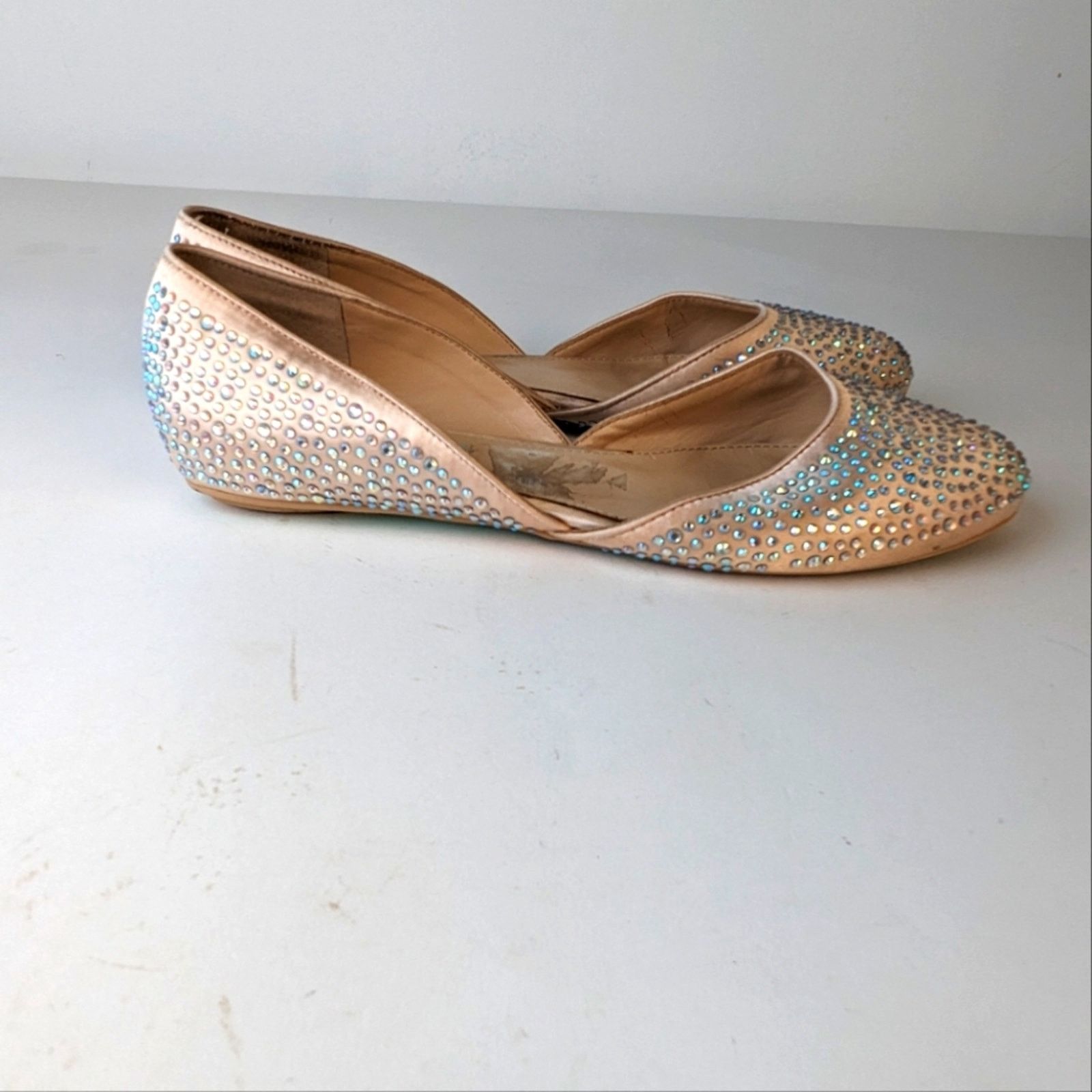 Betsey Johnson Betsey Johnson Jane Satin Rhinestone Flats / 9 Size US 9 / IT 39 - 2 Thumbnail