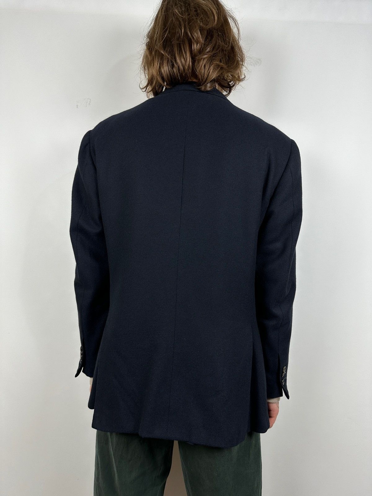 Kiton Vintage Kiton 3 Button Cashmere Blazer Jacket Size 54R - 6 Thumbnail