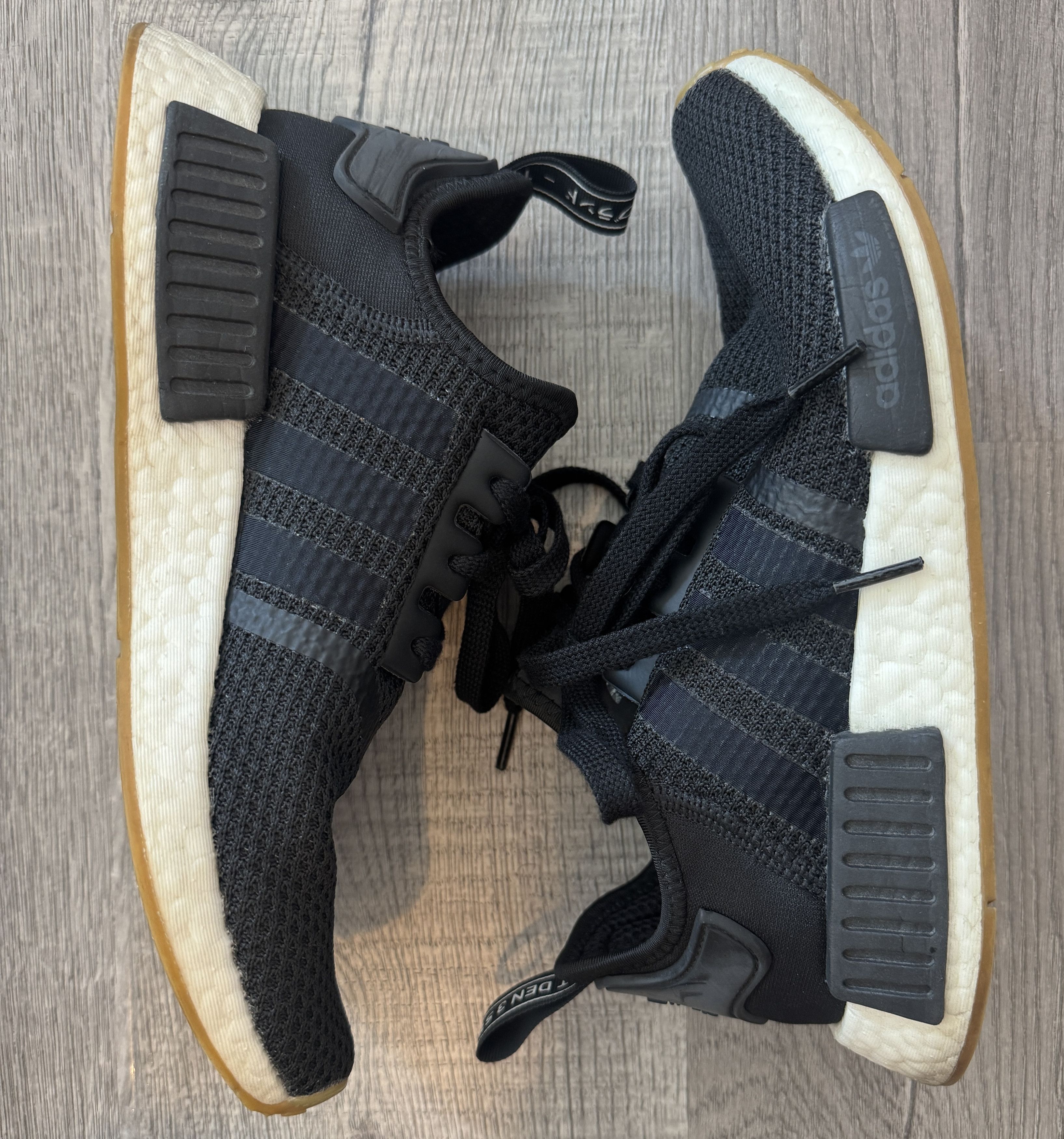 Adidas Adidas NMD Black Gum 8.5 Size US 8.5 / EU 41-42 - 2 Thumbnail