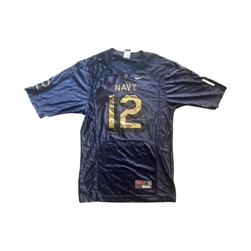 Nike Navy Nike football jersey Size US S / EU 44-46 / 1 - 1 Thumbnail