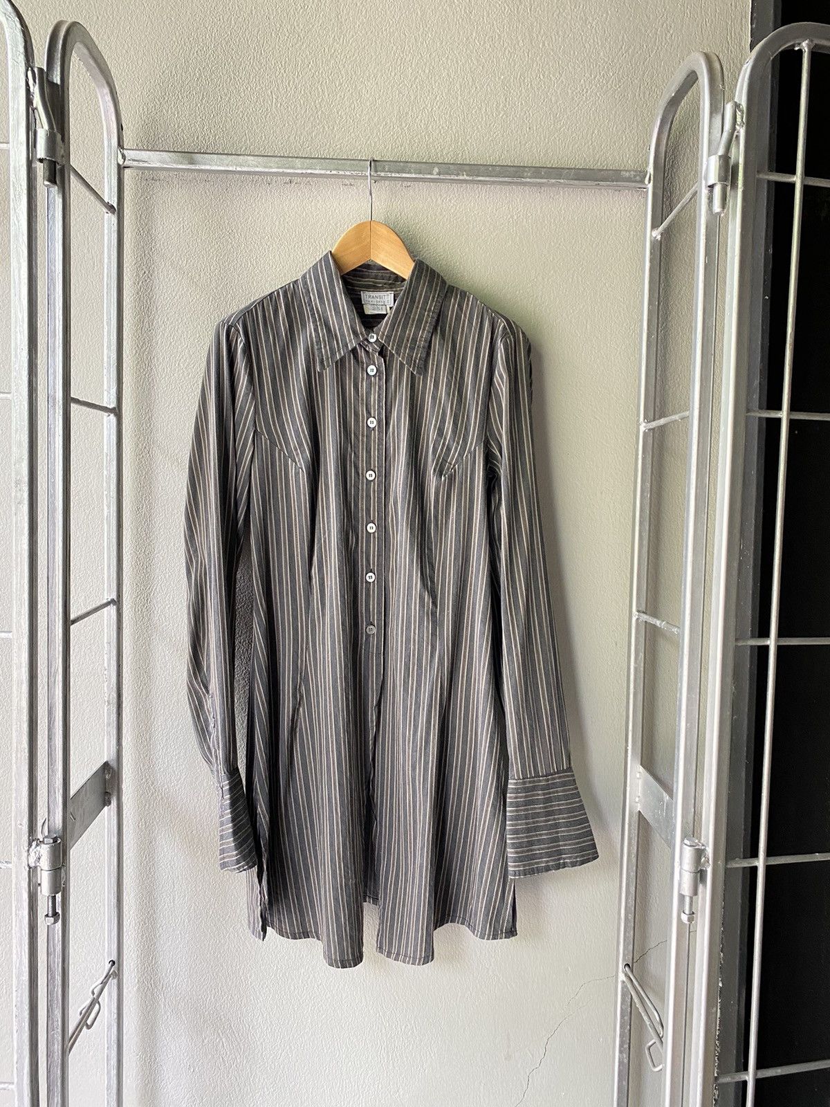 Transit Transit vintage striped long shirt Size XS / US 0-2 / IT 36-38 - 12 Thumbnail