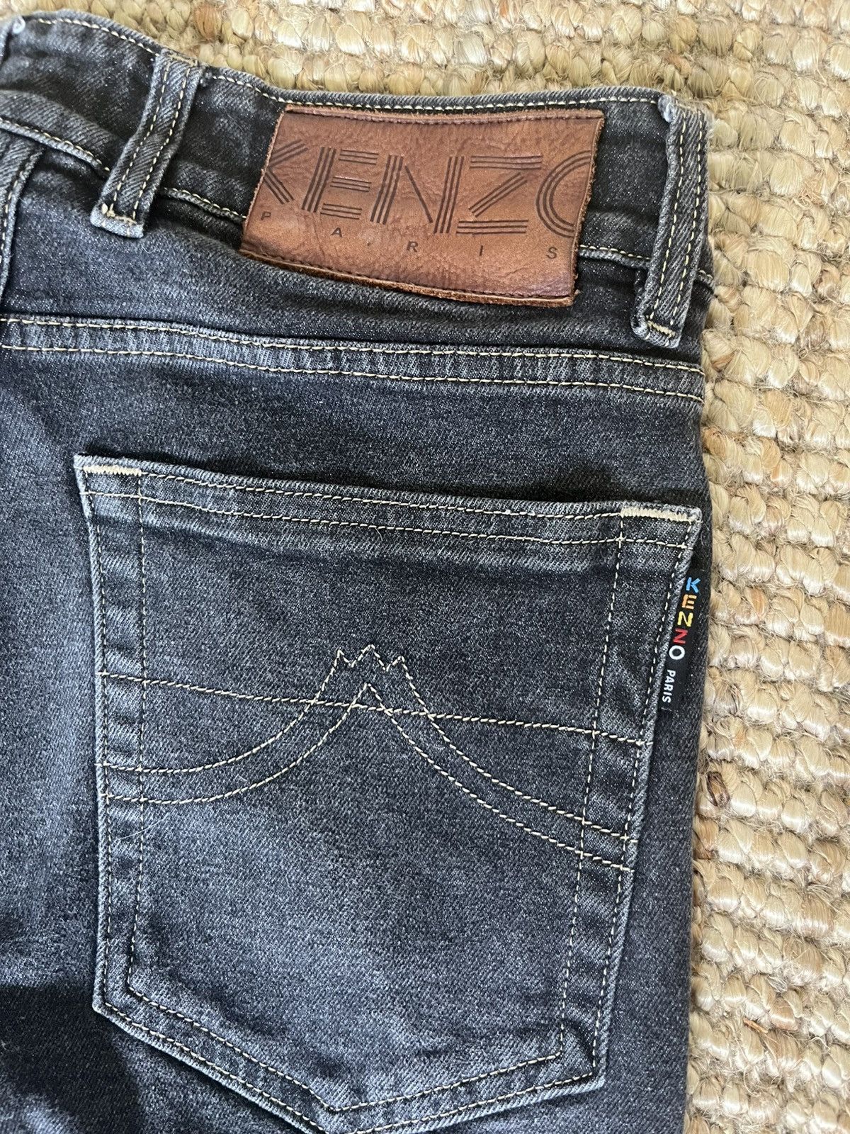 Kenzo Kenzo Black Denim with coin pocket embroidery Size US 30 / EU 46 - 4 Thumbnail