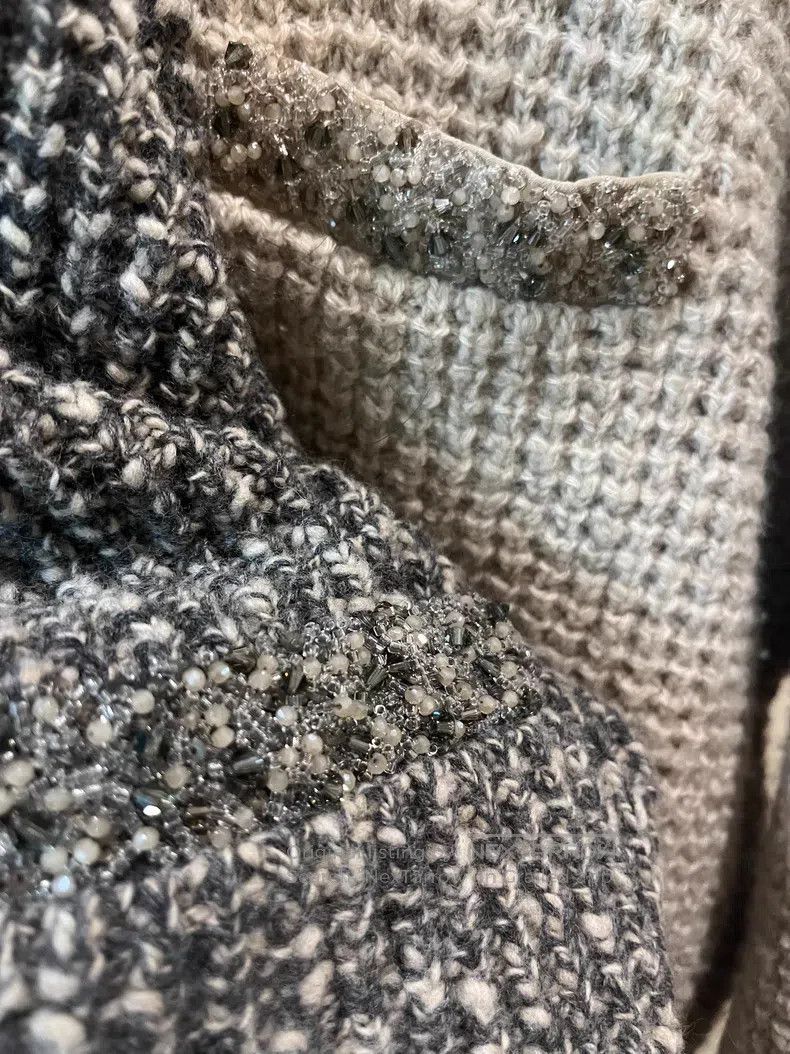 Brunello Cucinelli Brunello Cucinelli Cashmere Blend Beaded Jacket Cardigan Size XS / US 0-2 / IT 36-38 - 5 Thumbnail