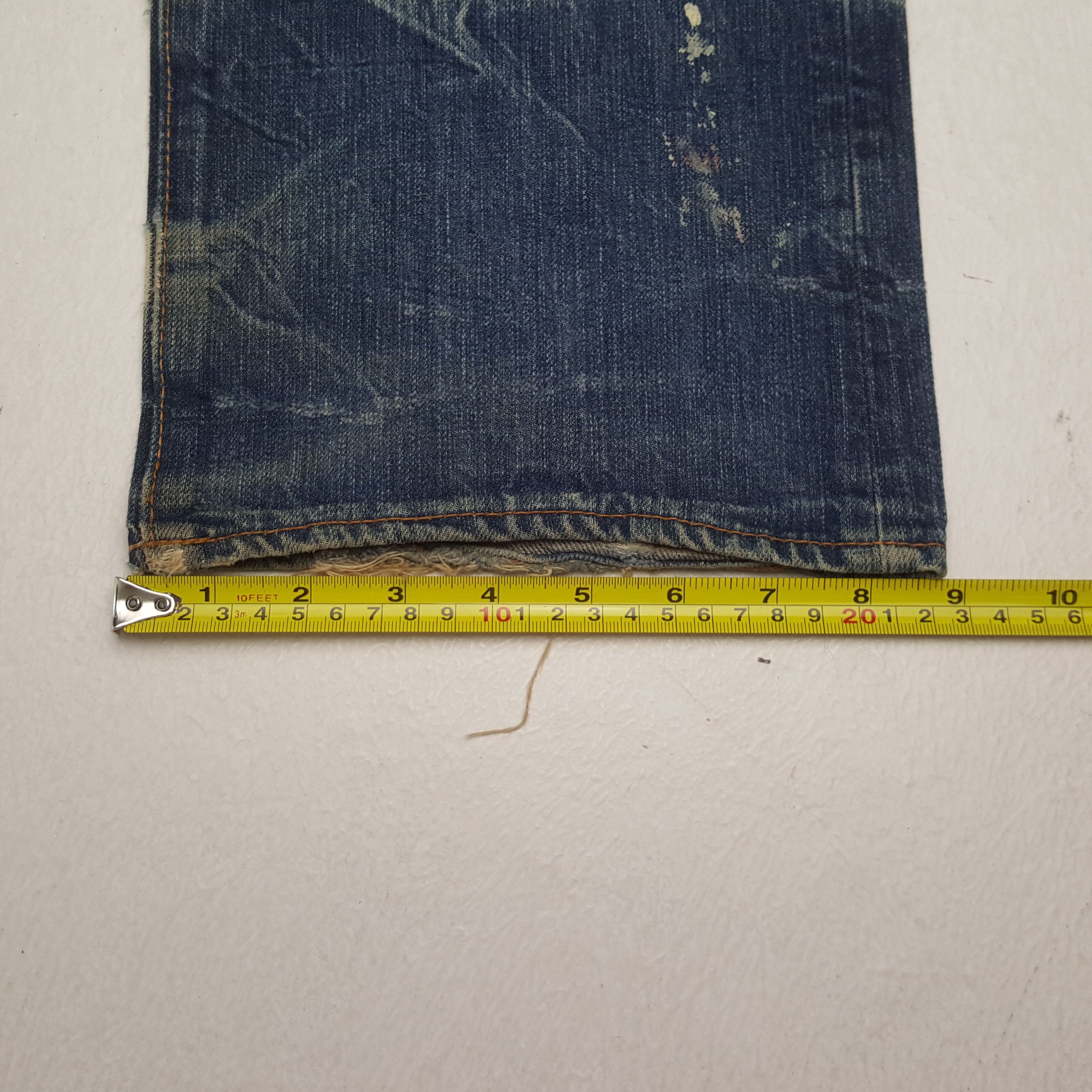 Prps Vintage Prps Japanese Brand Distressed Denim Jeans RR9 Size US 35 - 11 Thumbnail
