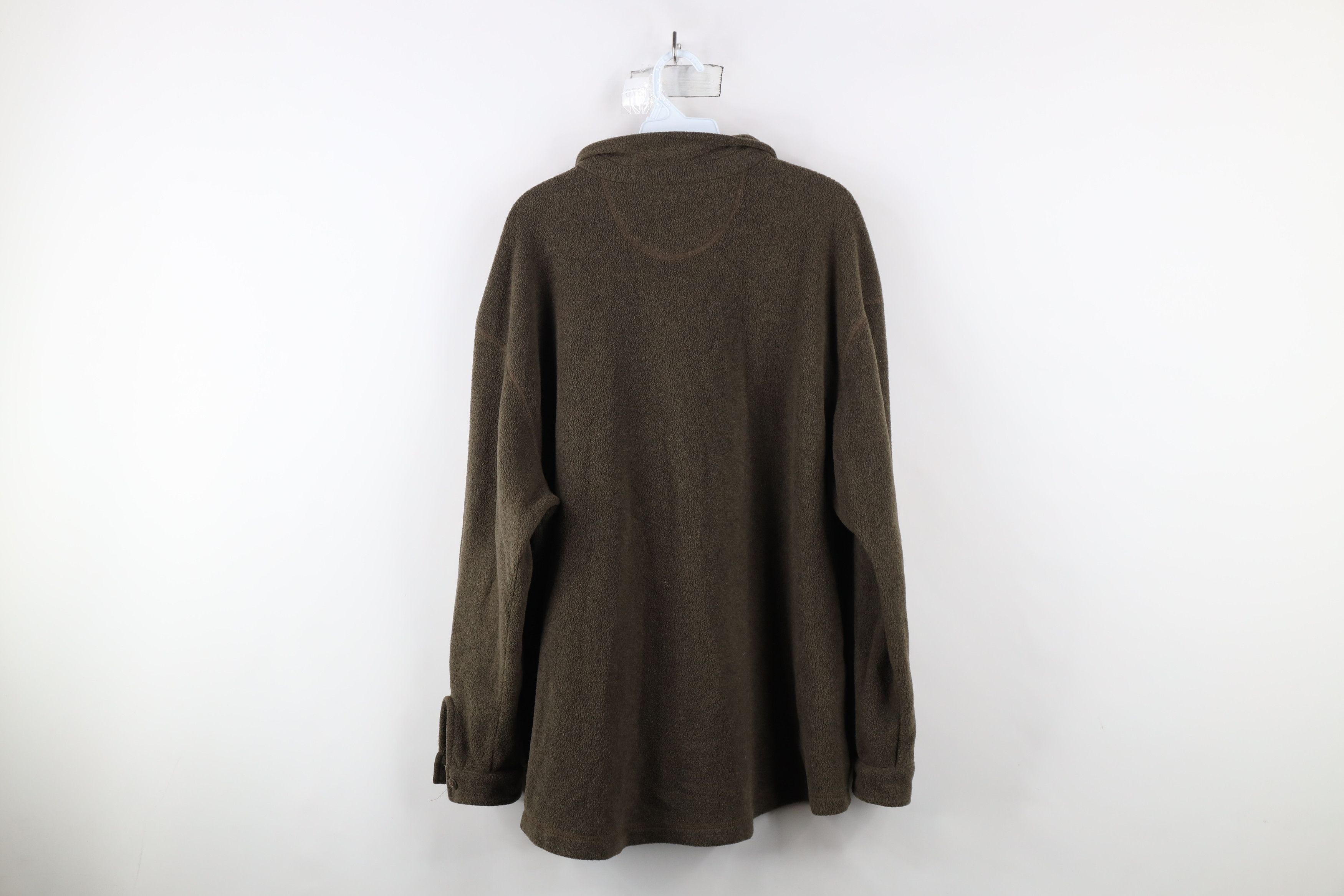 Eddie Bauer × Vintage Vintage 90s Eddie Bauer Fleece Button Shirt Jacket Jac Shirt Size XL / US 12-14 / IT 48-50 - 9 Thumbnail