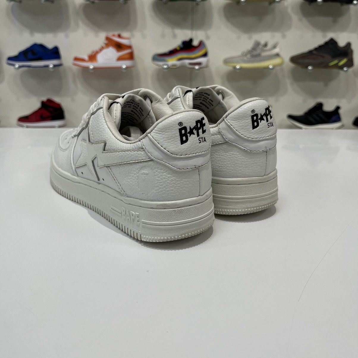 Bape A Bathing Ape Bape Sta White Size US 5 / EU 37 - 3 Thumbnail