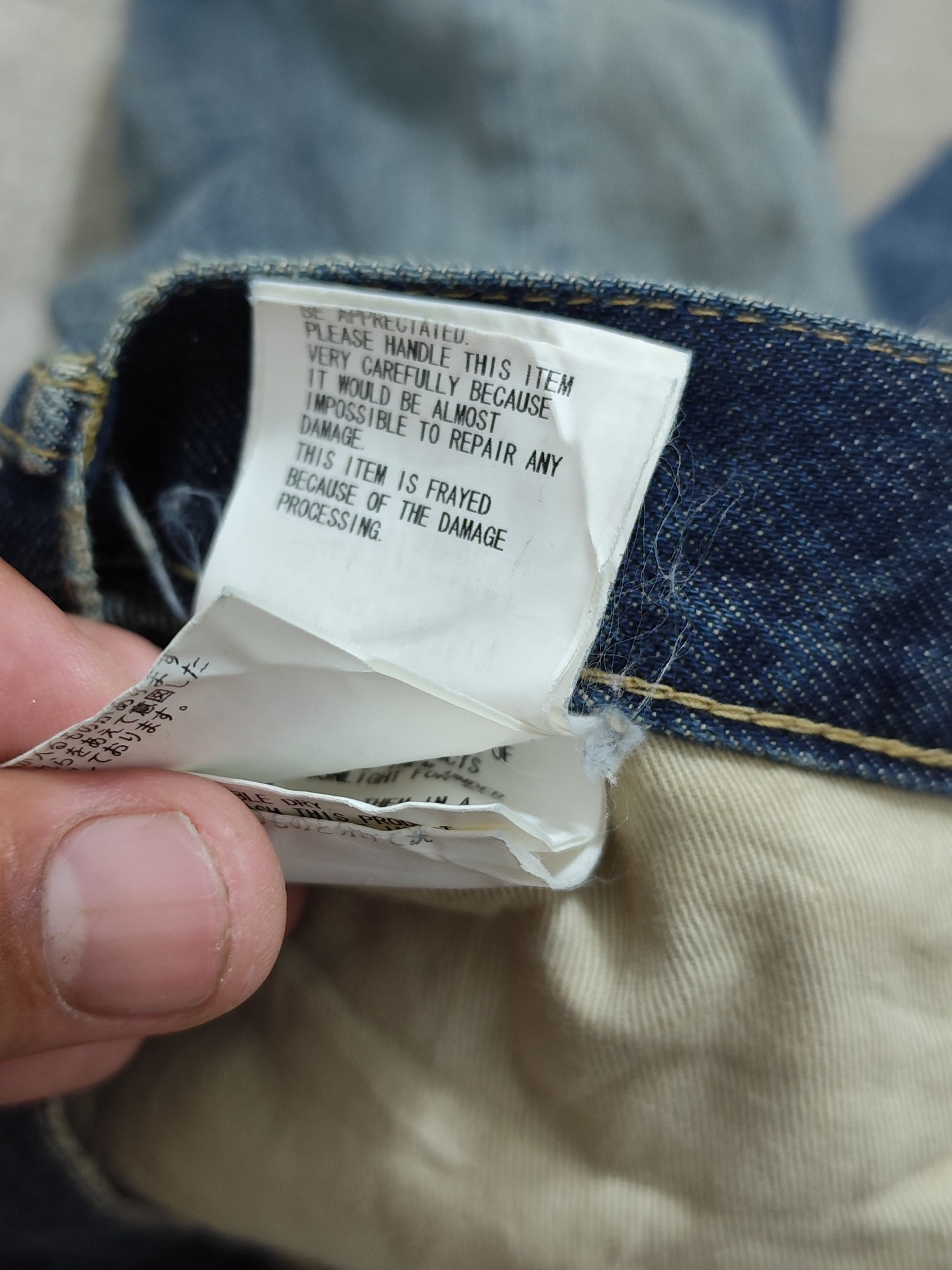 Undercover Undercover archives AW 10/11 J shape twisted distressed Size US 30 / EU 46 - 16 Thumbnail