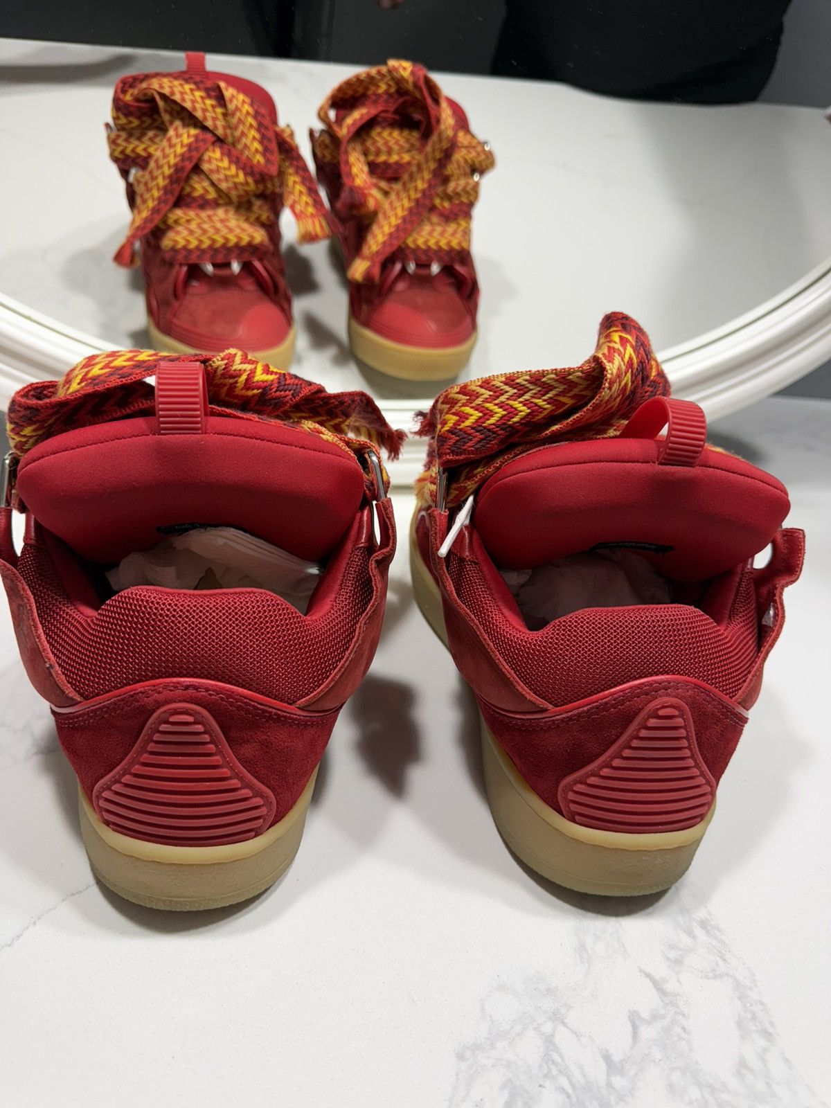 Lanvin LANVIN CURB’ ‘POPPY RED GUM’ Size US 10.5 / EU 43-44 - 4 Thumbnail