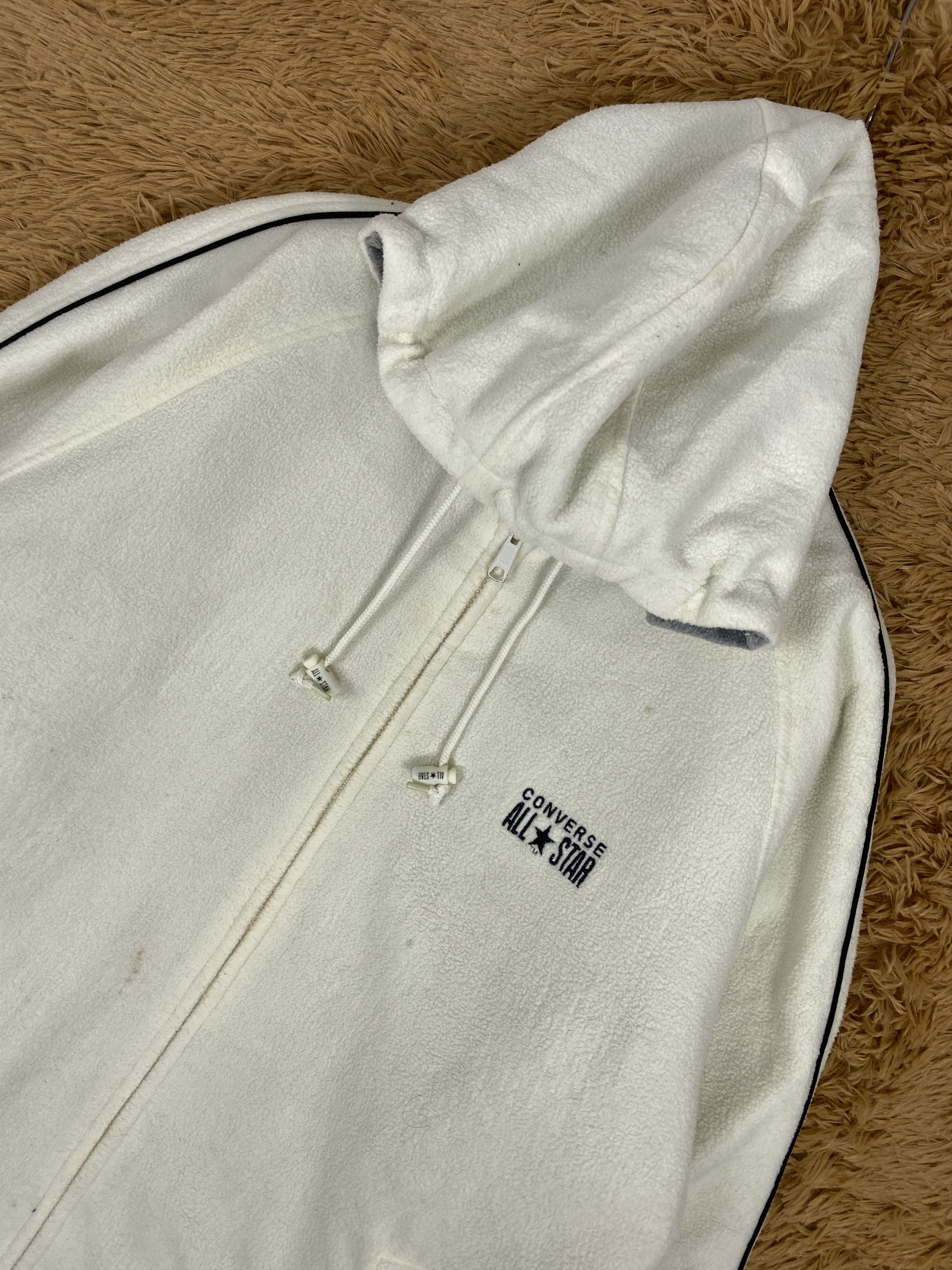 Converse Vintage Converse Hoodie Quilted Lining Jacket Size US L / EU 52-54 / 3 - 2 Thumbnail