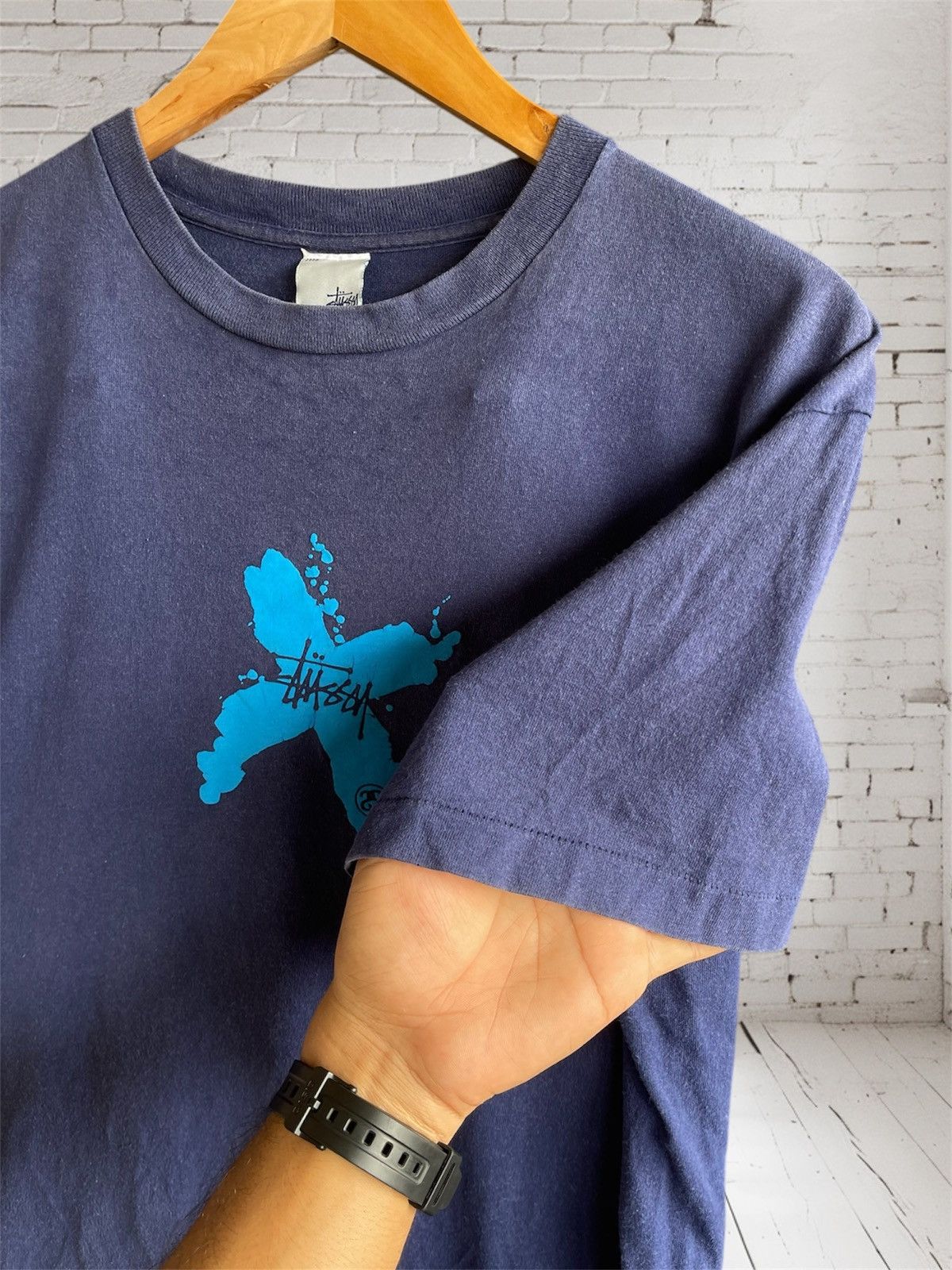 Stussy Vintage’90s Thrashed🔥STUSSY USA🔥Unsound Rags Sun Faded Tee Size US L / EU 52-54 / 3 - 7 Thumbnail