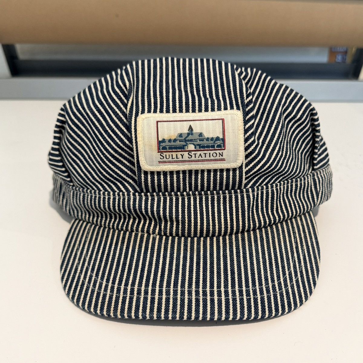 Vintage Vintage Sully Station Conductor Hat Hickory Stripe 70s Size ONE SIZE - 1 Thumbnail