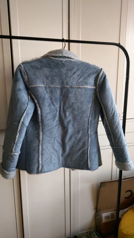 Japanese Brand × Vintage Britney Style Fur Coat Jacket Alt Grunge Goth opium Faux Fur Size M / US 6-8 / IT 42-44 - 2 Thumbnail