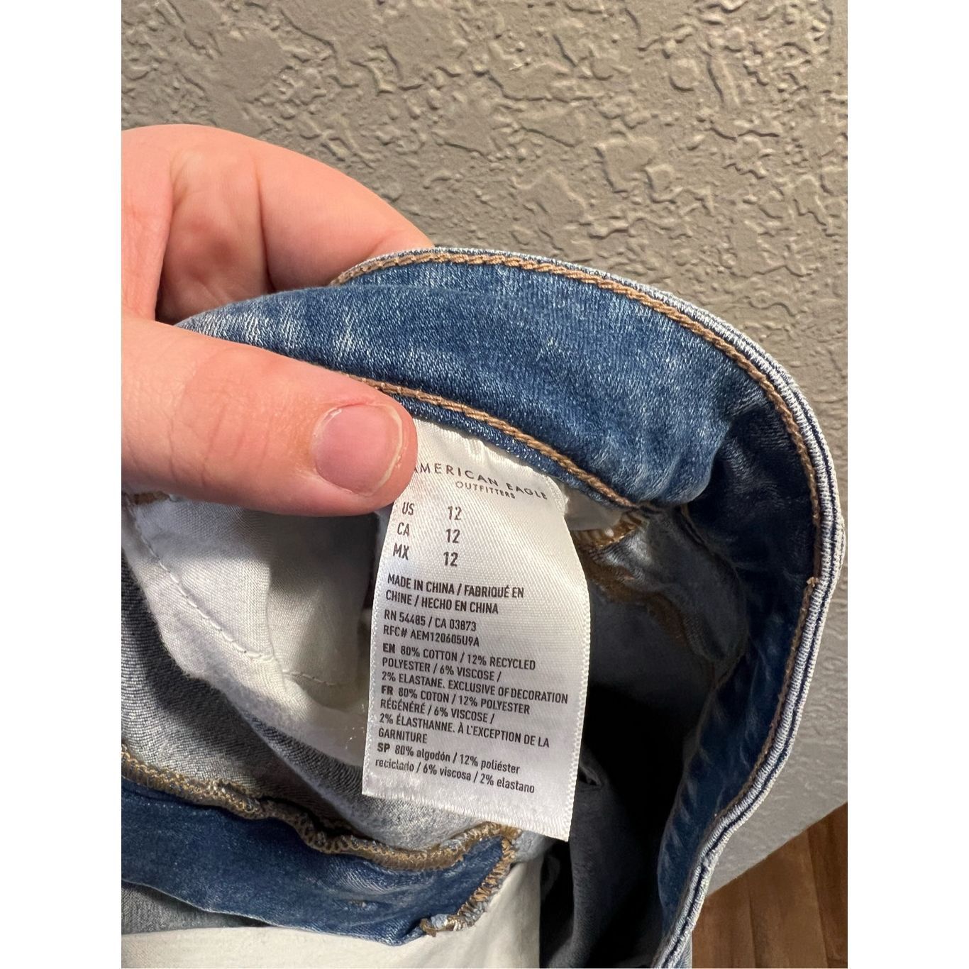 American Eagle Outfitters American Eagle Next Level Stretch Distressed Midi Shorts Wom Size 34" / US 12 / IT 48 - 11 Thumbnail