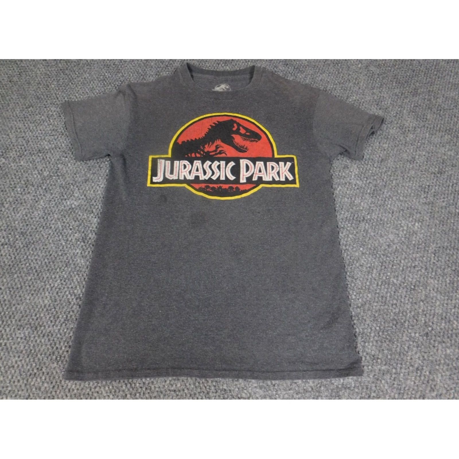 Vintage Jurassic Park Mens Shirt Small Gray Logo Movie Size US S / EU 44-46 / 1 - 2 Thumbnail