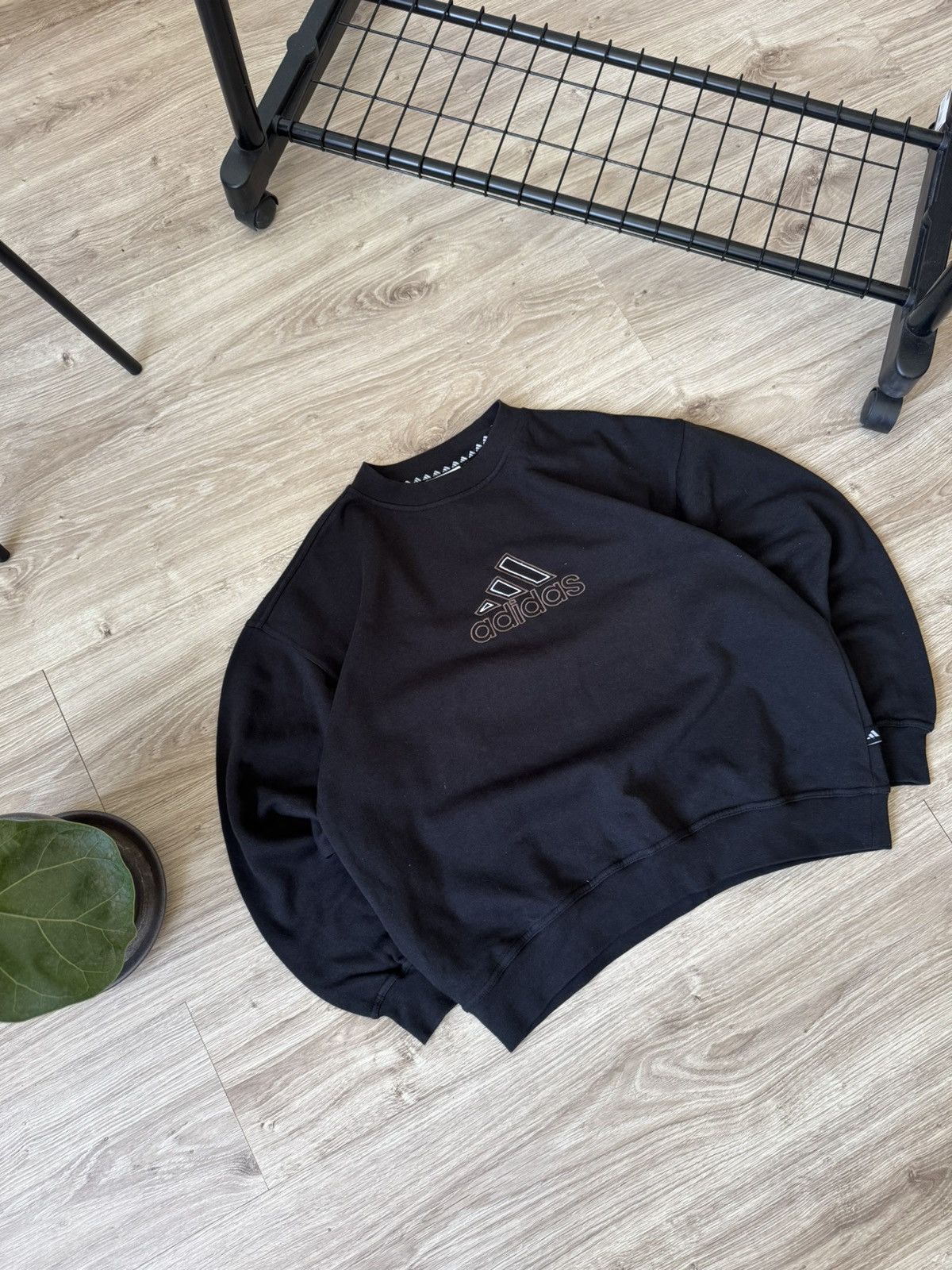 Vintage Vintage 90s Adidas Big Logo Crewneck Sweatshirt Size US S / EU 44-46 / 1 - 2 Thumbnail