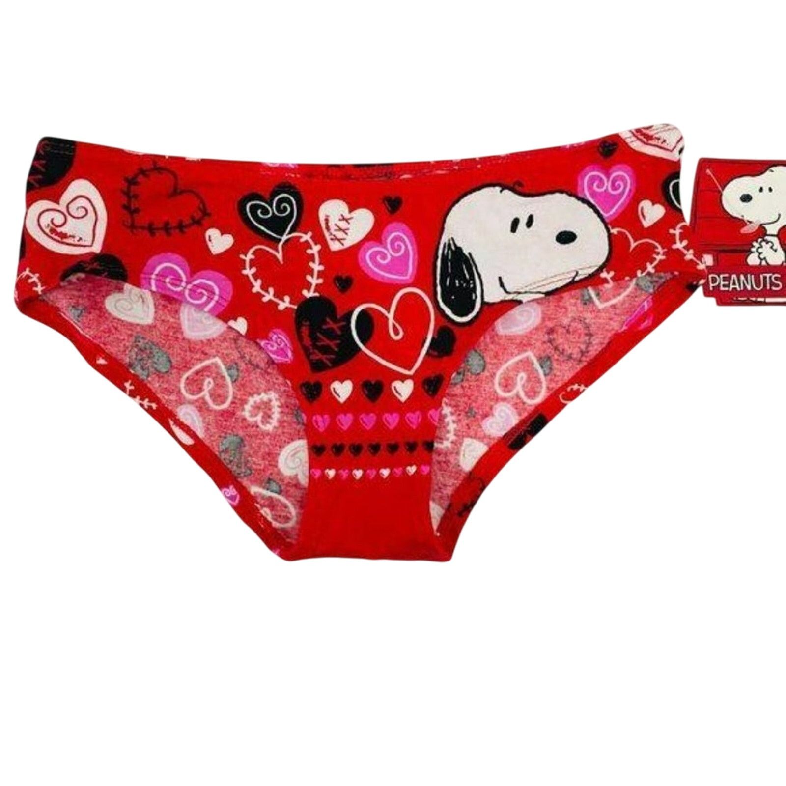 Peanuts Briefly Stated Peanuts Snoopy Valentine Hipster Size XSmall Size ONE SIZE - 2 Thumbnail