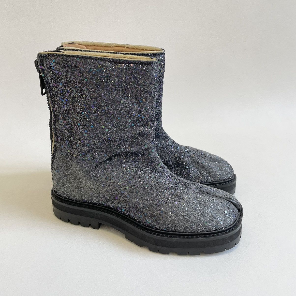 Maison Margiela A/W 19 Glitter Hunter Tabi Boots Size US 7 / IT 37 - 24 Thumbnail