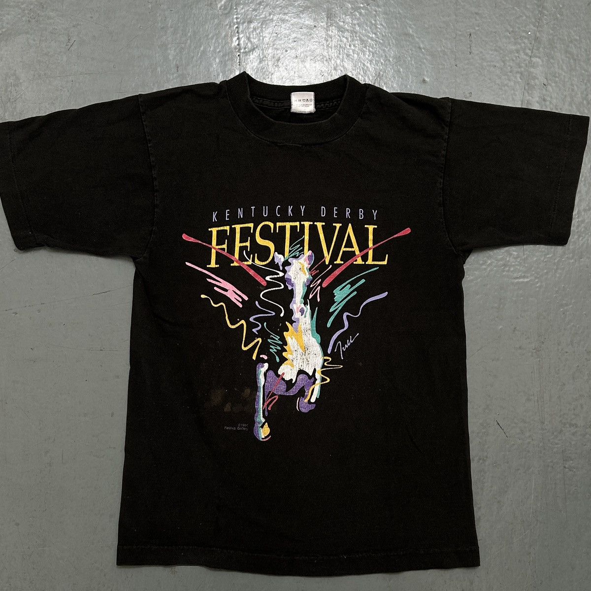 Vintage Vintage 1991 Kentucky Derby Festival T-Shirt Size US S / EU 44-46 / 1 - 1 Thumbnail