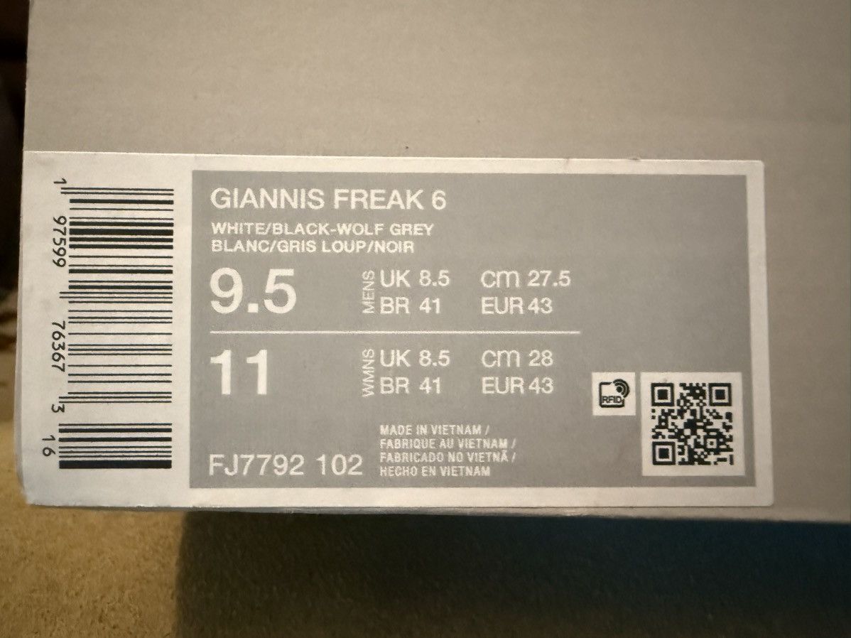 Nike Nike Giannis Freak 6 SE Box Air Sole “Humble” sz 9.5 NIB NEW Size US 9.5 / EU 42-43 - 23 Thumbnail