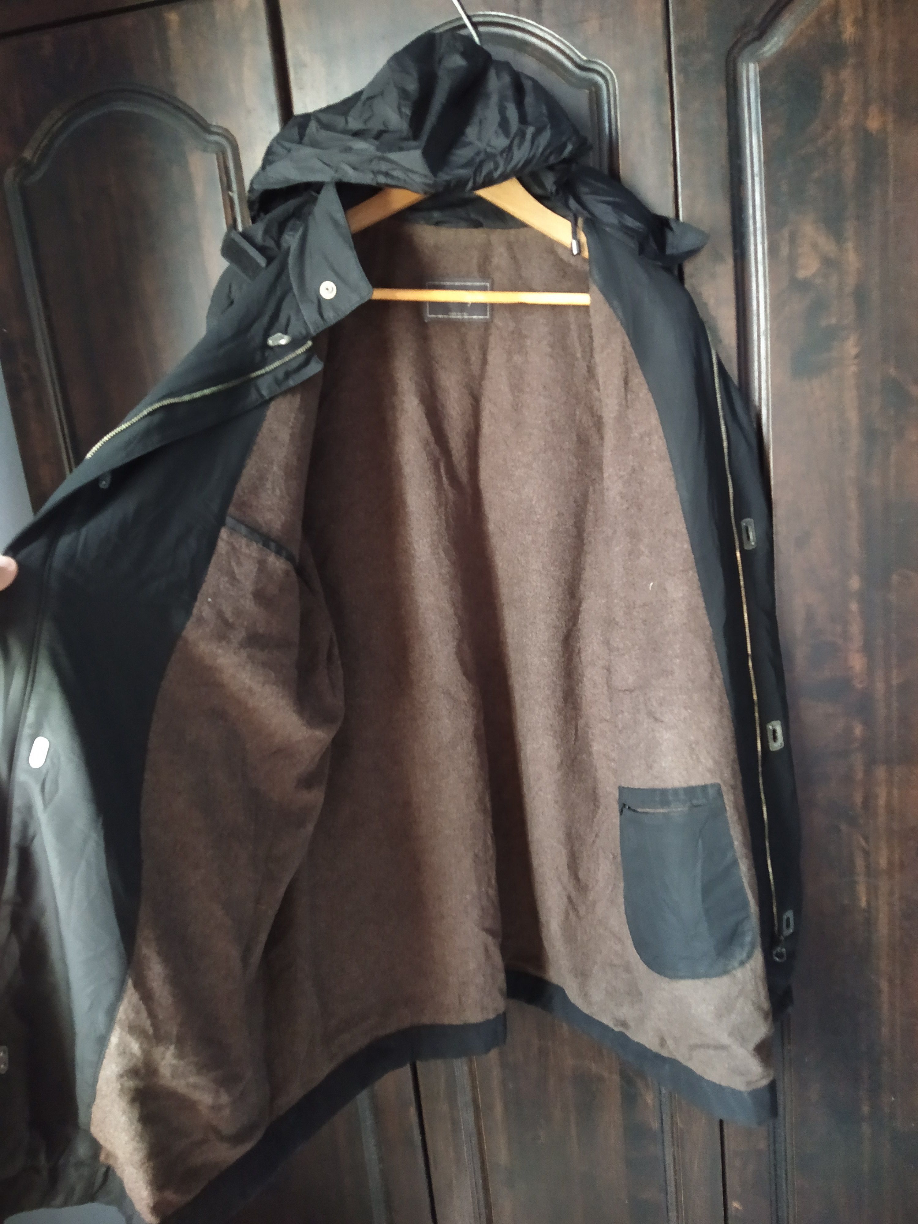 Salvatore Ferragamo Salvatore Ferragamo Wool Hooded Sticky Parka Size US XL / EU 56 / 4 - 3 Thumbnail