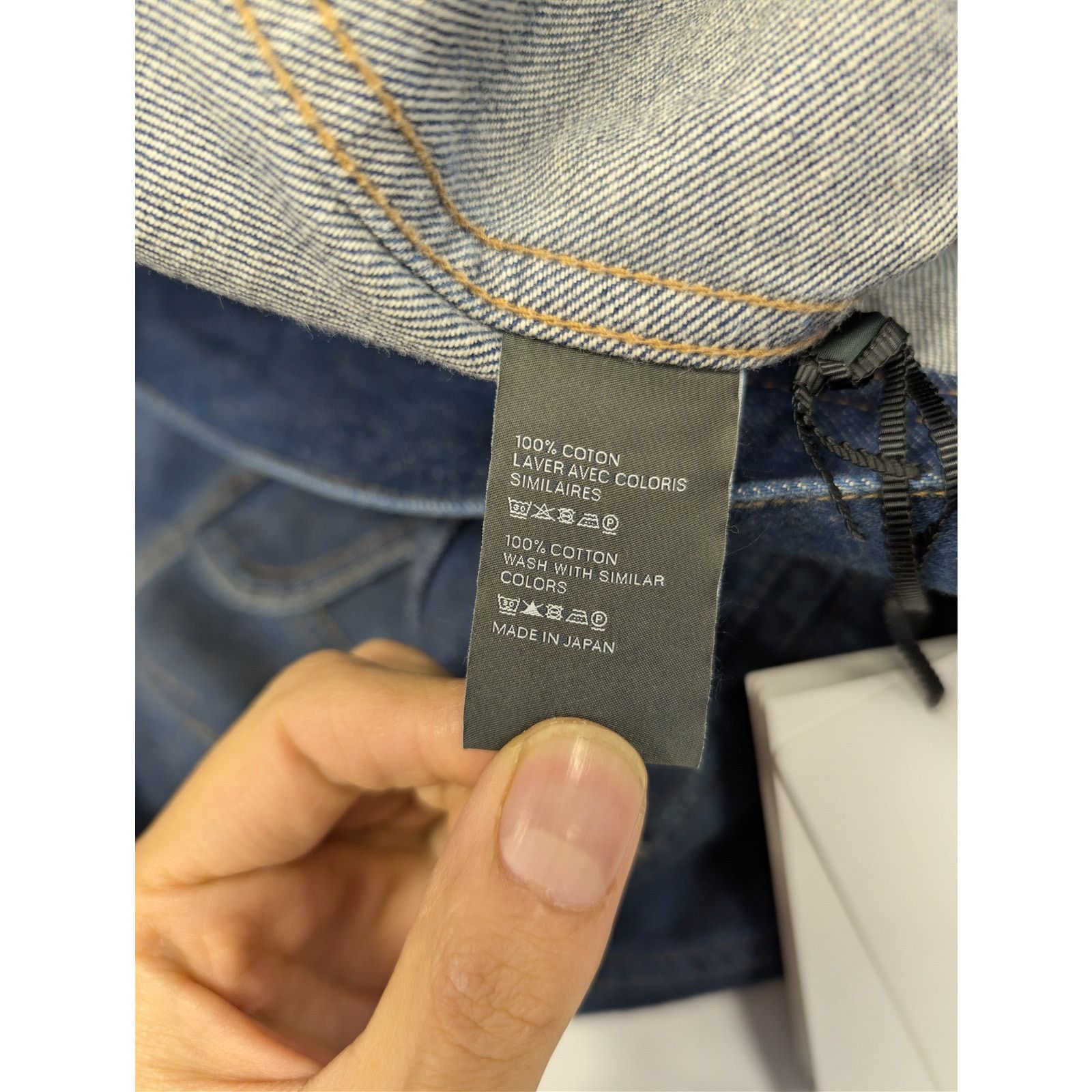 Celine o1rshd1 CELINE PARIS patch on the back Trucker Denim Jacket Size US XL / EU 56 / 4 - 18 Thumbnail