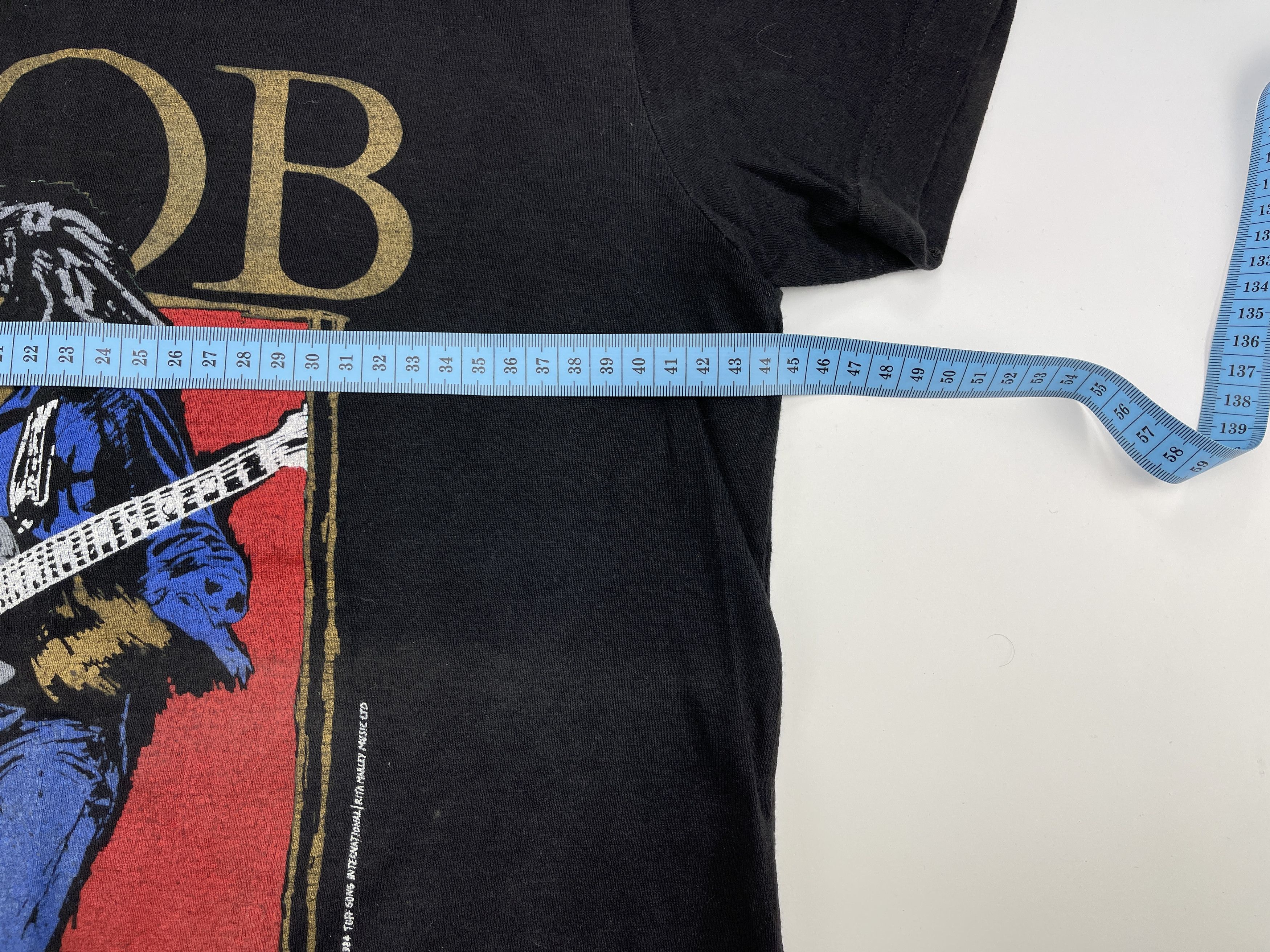 Band Tees × Bob Marley Vintage Bob Marley t-shirt, 1984, 80s, Rock, reggae, 1980s S Size US S / EU 44-46 / 1 - 10 Thumbnail