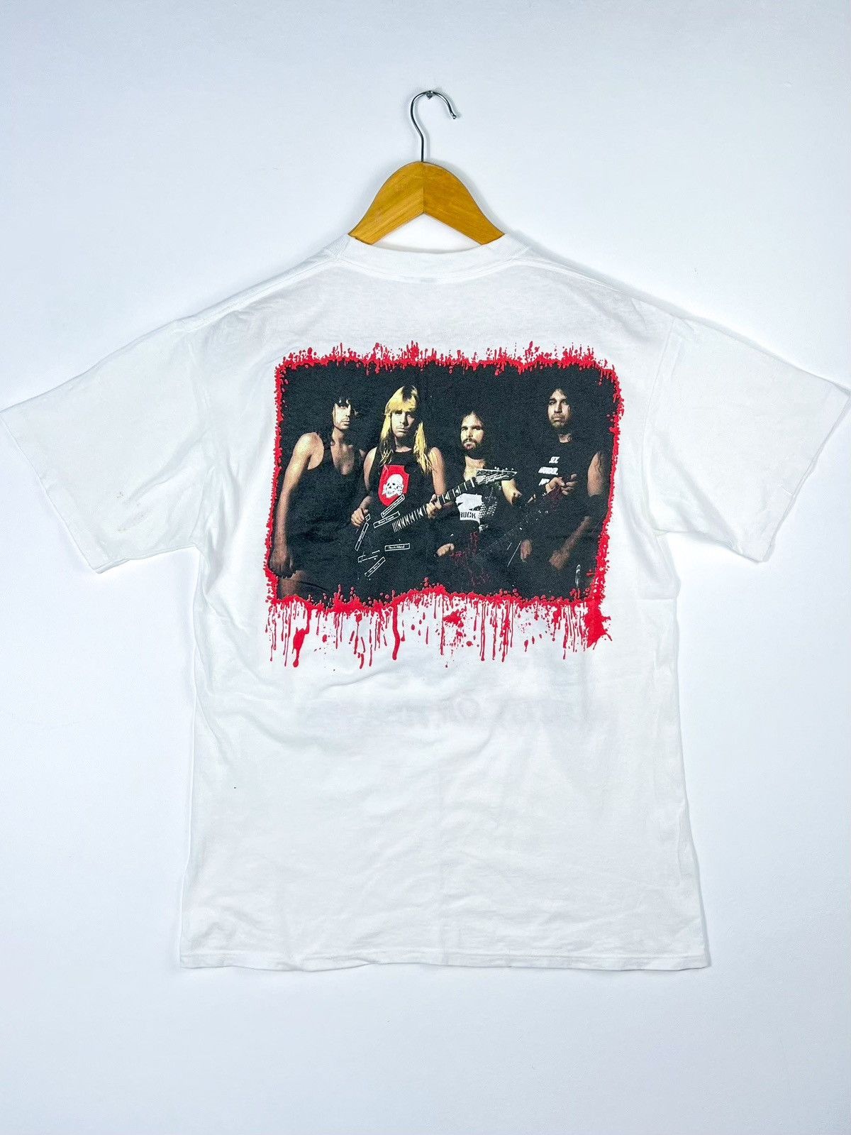 Slayer Slayer South of heaven Metallica Vintage 80s Brockum T-Shirt Size US L / EU 52-54 / 3 - 3 Thumbnail