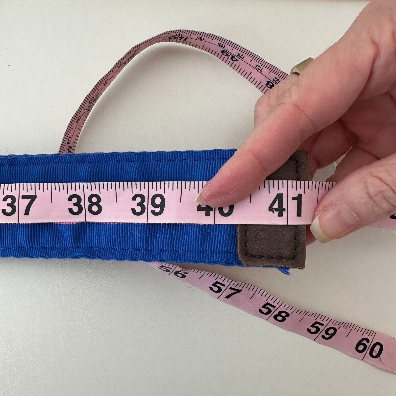 Abercrombie & Fitch Abercrombie & Fitch Pink & Blue Stripe Canvas Belt Strap 28 Size ONE SIZE - 8 Thumbnail
