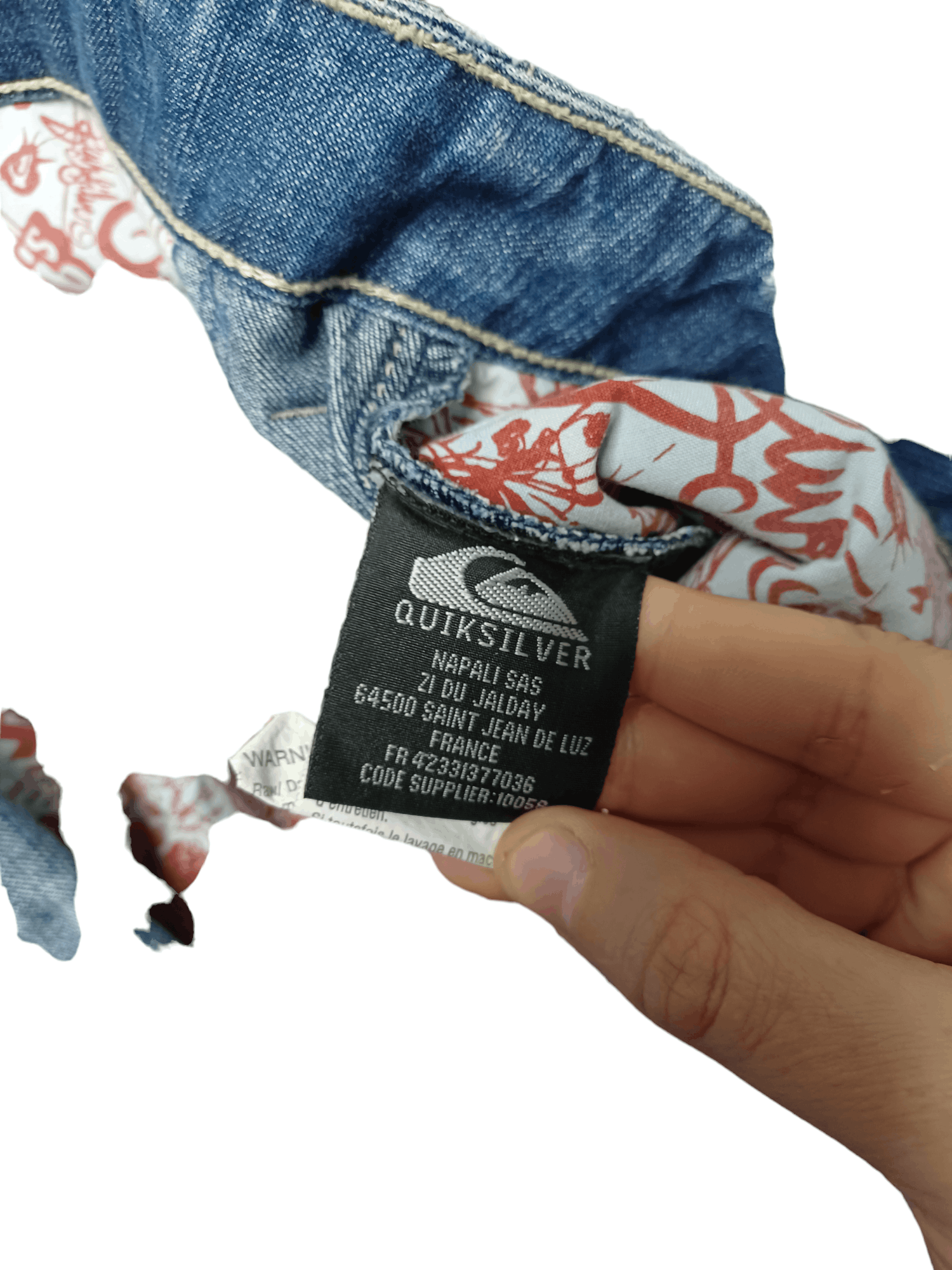 Quiksilver FANTASTIC BAGGY QUIKSILVER SK8 EMBROIDERED LOGO SHORTS JEANS Size US 36 / EU 52 - 5 Thumbnail