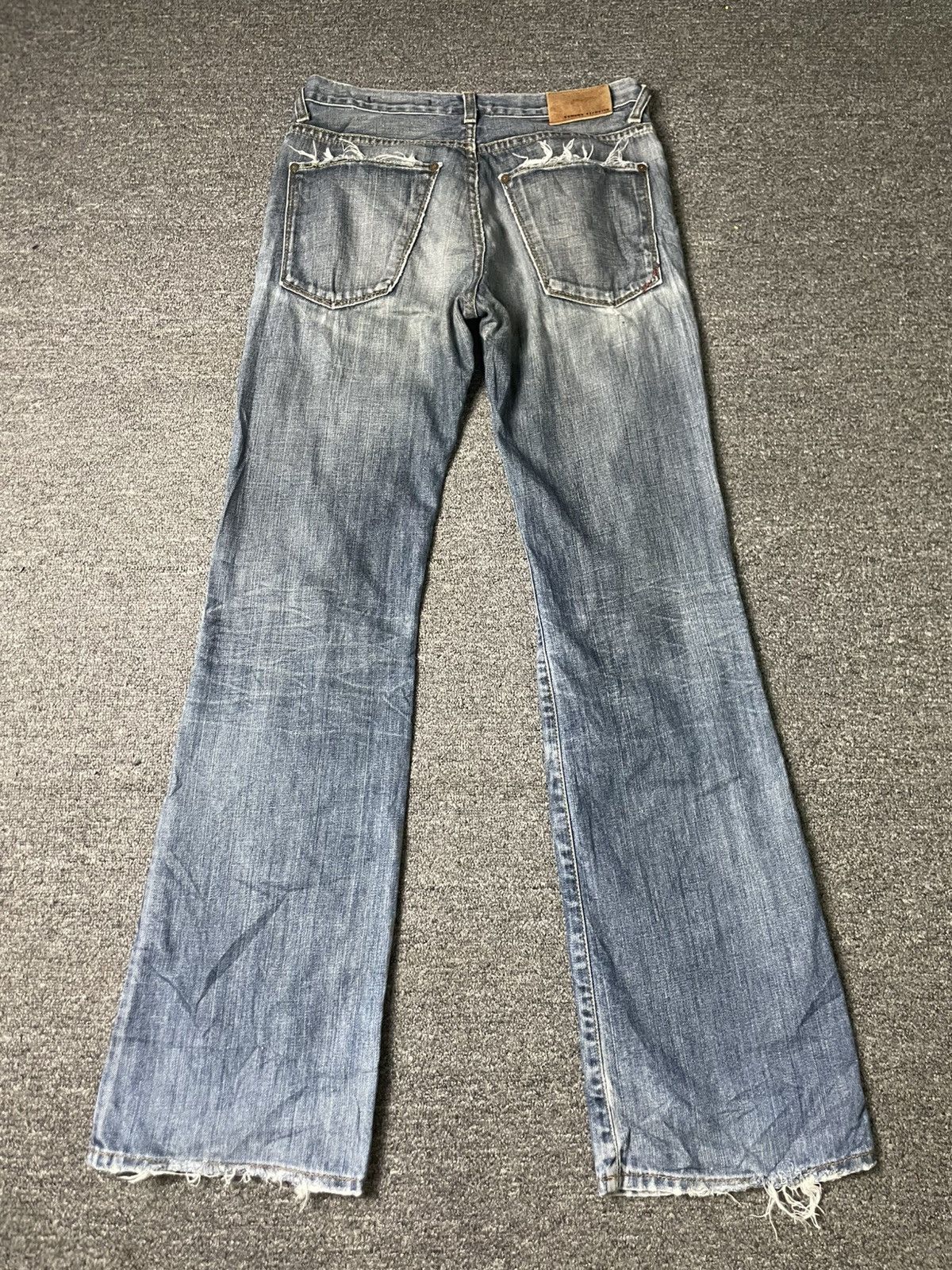 Banana Republic × Vintage BANANA REPUBLIC Ripped Straight Cut Jeans (83) Size US 29 - 15 Thumbnail
