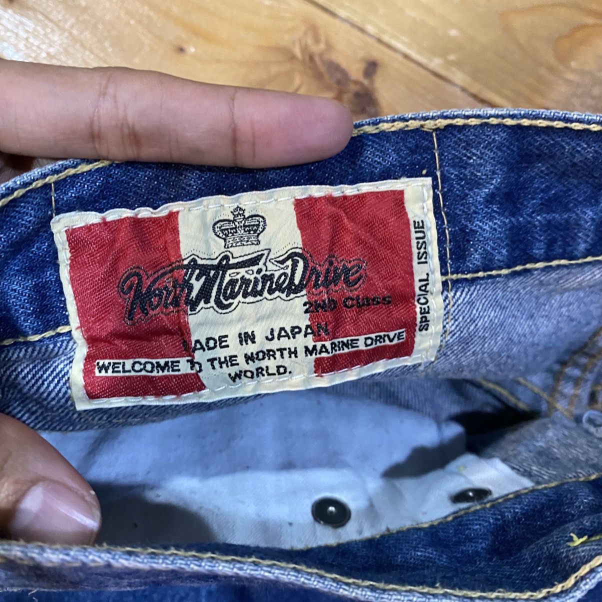 45rpm × Hysteric Glamour × Tornado Mart North Marine Drive 45rpm Special Issue Denim 90s Vintage Size US 28 / EU 44 - 15 Thumbnail