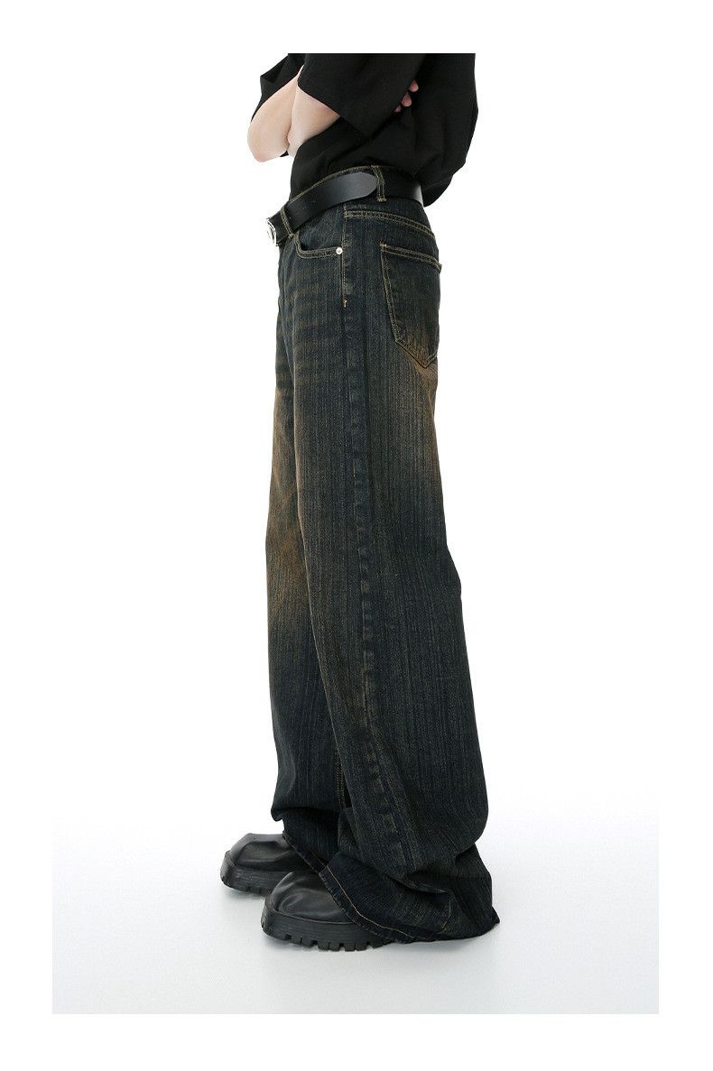 Japanese Brand Retro bamboo pattern distressed washed jeans Size US 32 / EU 48 - 5 Thumbnail