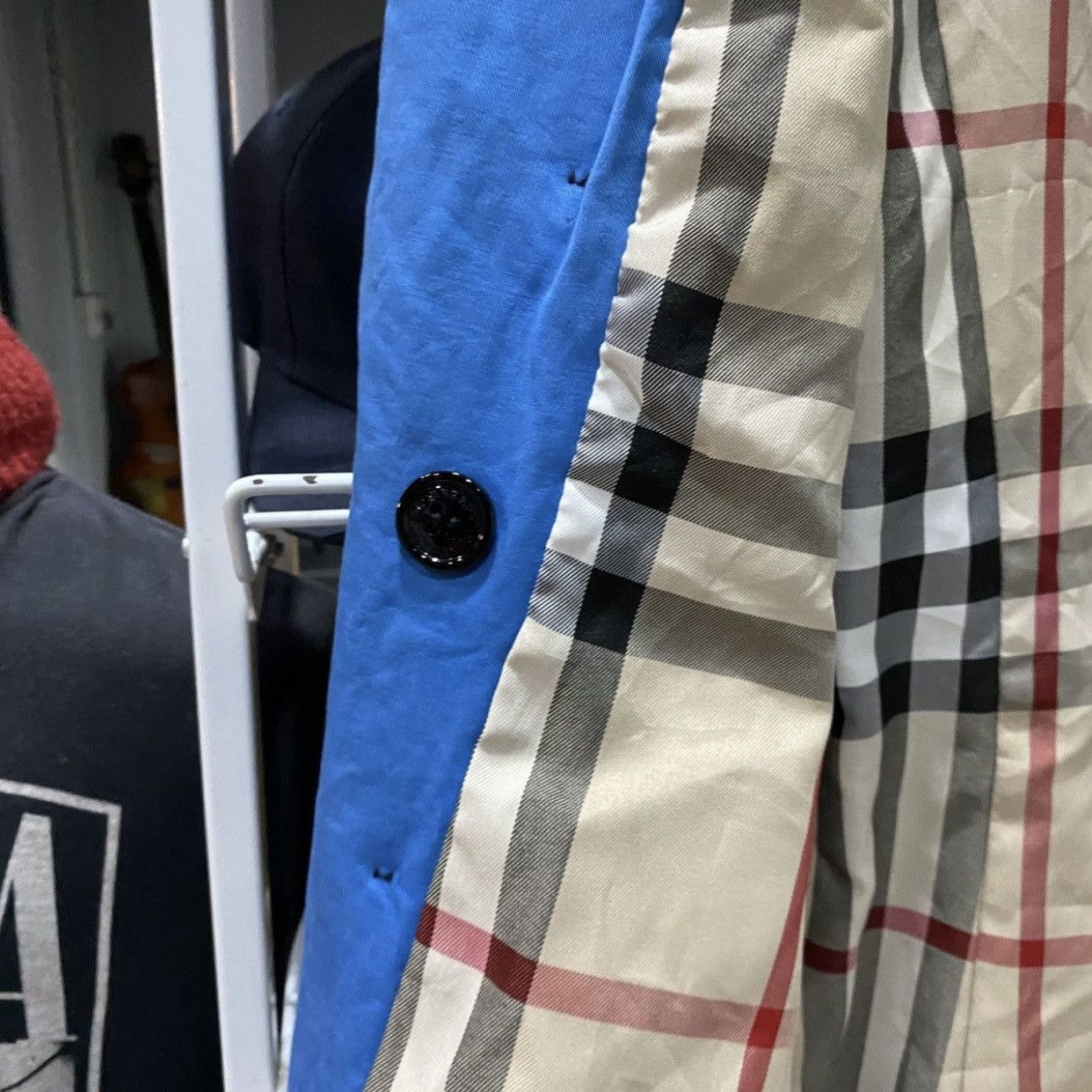 Burberry Archival Burberry Cerulean Blue Double-Breasted Trench Coat Size XS / US 0-2 / IT 36-38 - 15 Thumbnail