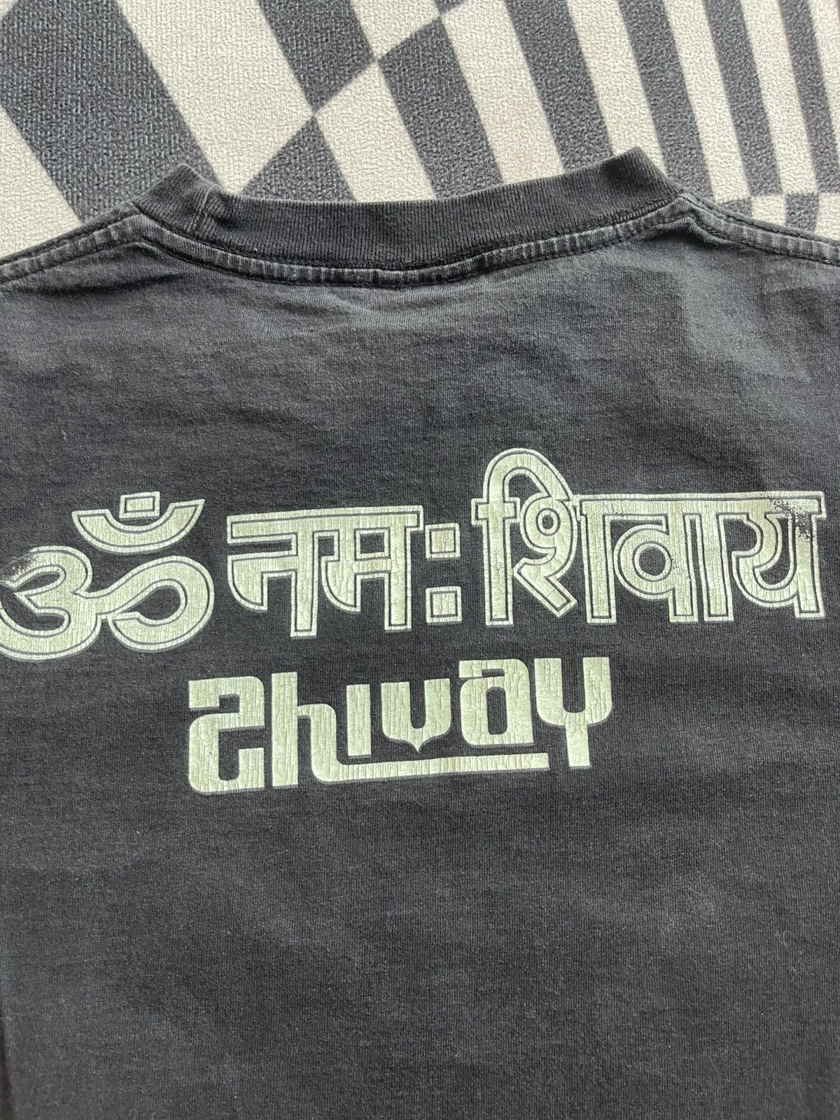 Vintage Vintage Alice Blue Tattoo "Om Namah Shivaya" Shiva T-Shirt Size US S / EU 44-46 / 1 - 5 Thumbnail