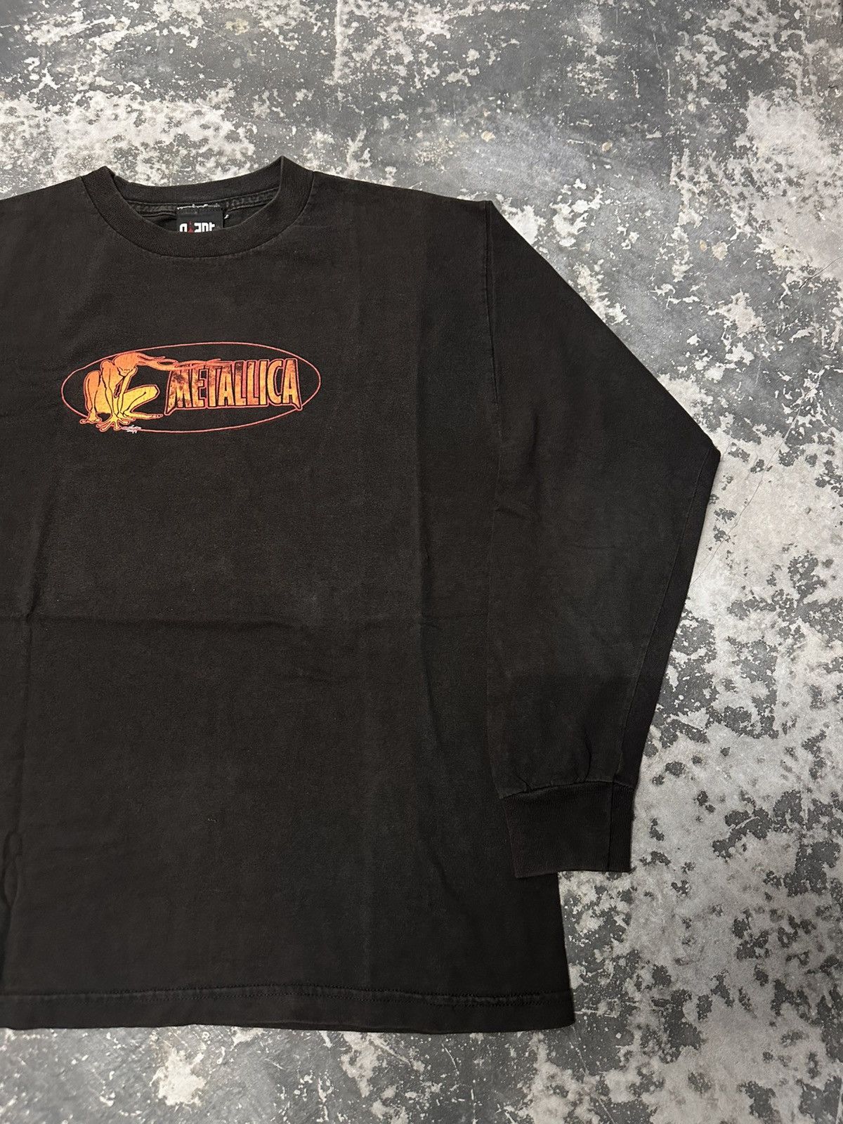 Band Tees × Vintage Vintage 90s Metallica Long Sleeve Shirt by Giant Band Tee Size US M / EU 48-50 / 2 - 4 Thumbnail