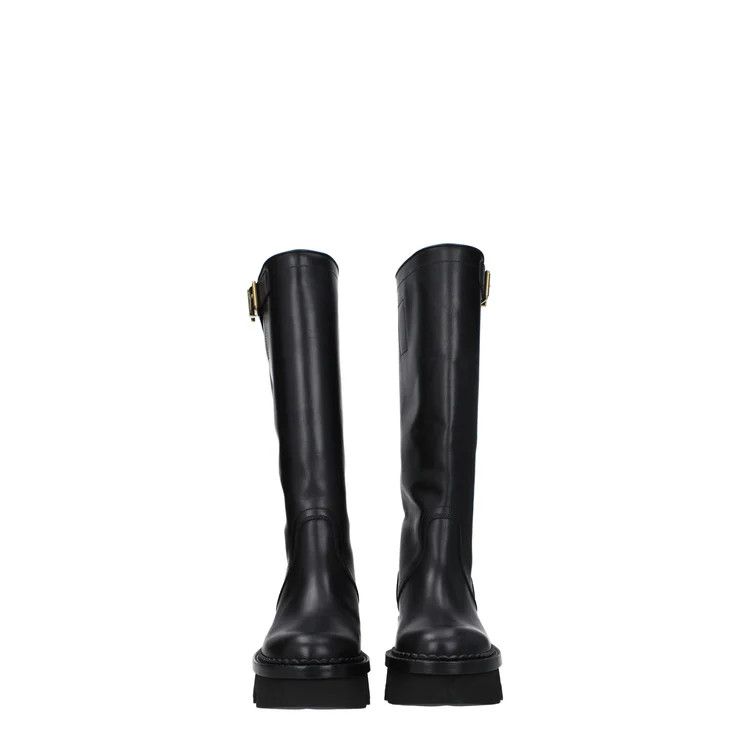 Chloe ob1o1e1024 Leather Boots in Black Size US 6 / IT 36 - 3 Thumbnail
