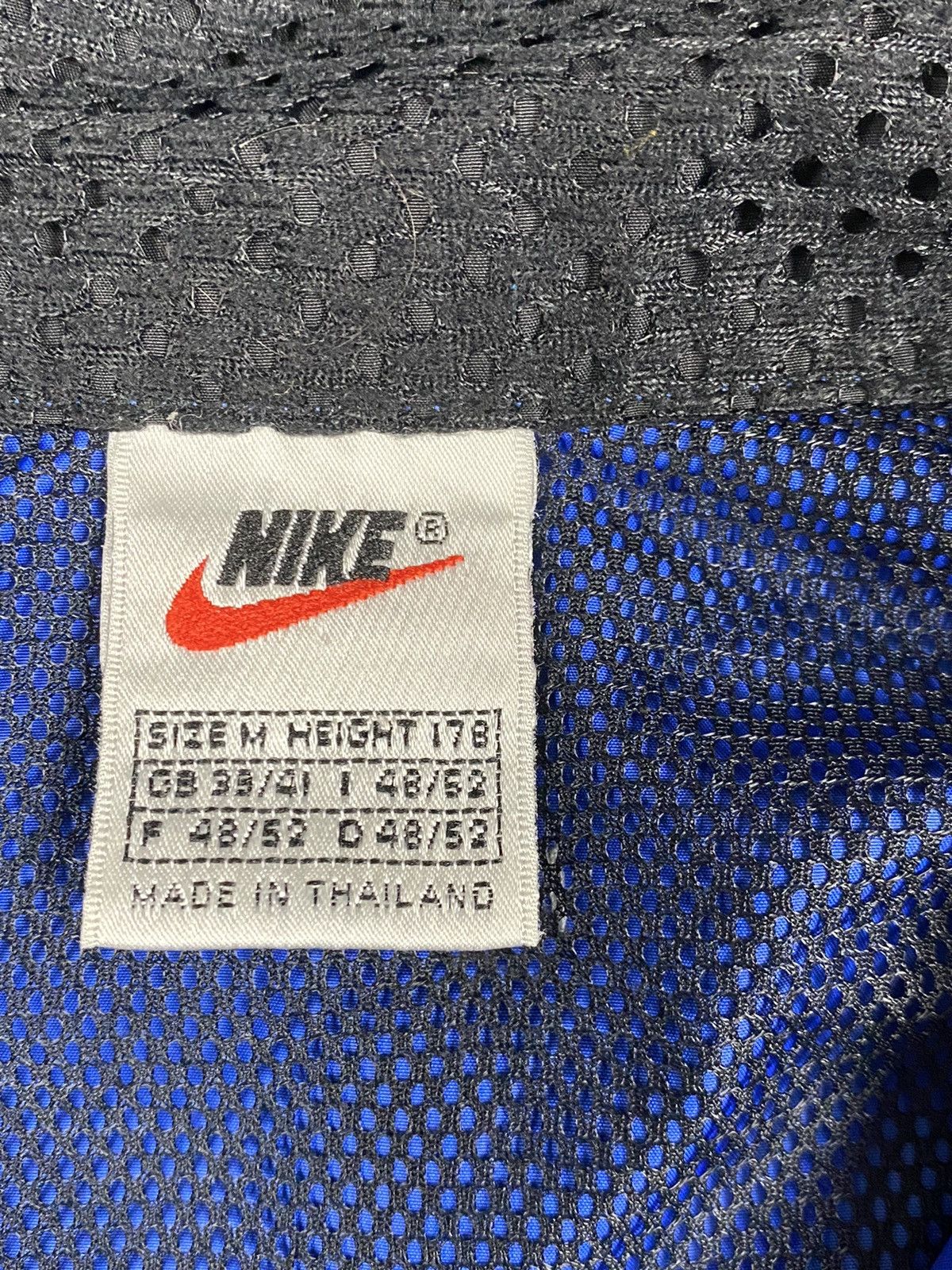 Nike × Vintage Vintage Nike Swoosh Drill Track Jacket Bomber Size US M / EU 48-50 / 2 - 18 Thumbnail