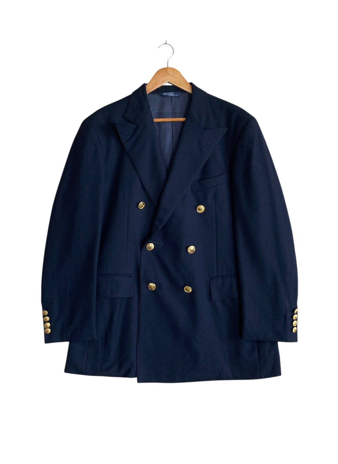 Polo Ralph Lauren Very Rare Vintage Polo Ralph Lauren Gold Braces Jacket 1990s Size US L / EU 52-54 / 3 - 1 Thumbnail