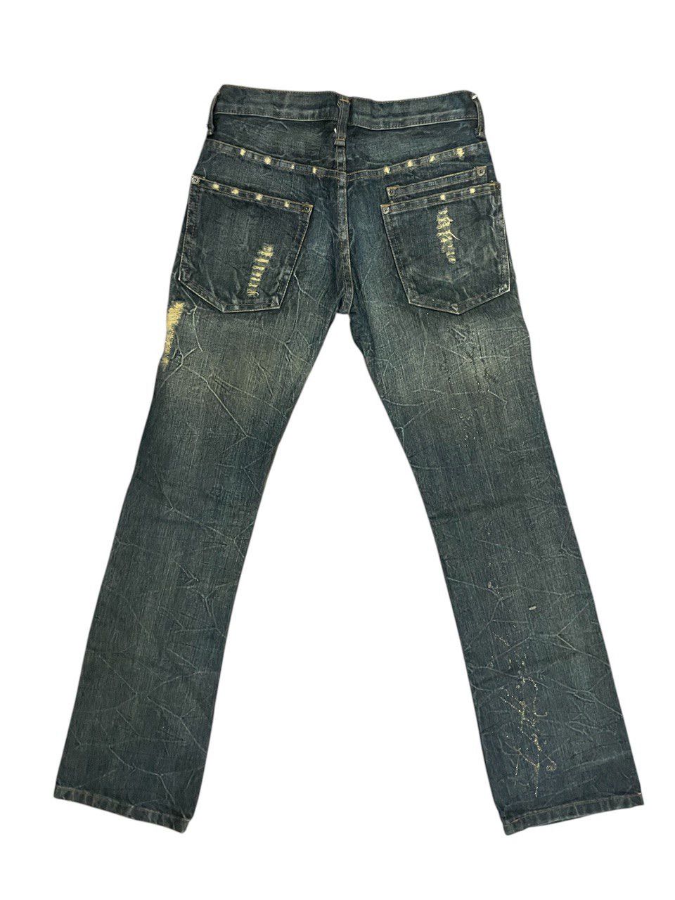 Hysteric Glamour × If Six Was Nine × Tornado Mart Glad News Y2K Rusty Trash Jean Size 30" / US 8 / IT 44 - 2 Thumbnail