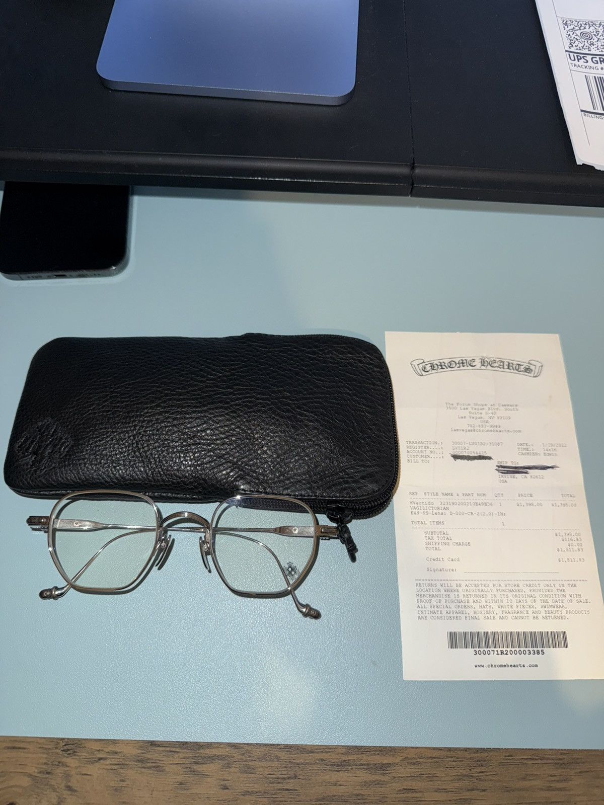 Chrome Hearts Chrome Hearts Vagilictorian Glasses Size ONE SIZE - 11 Thumbnail