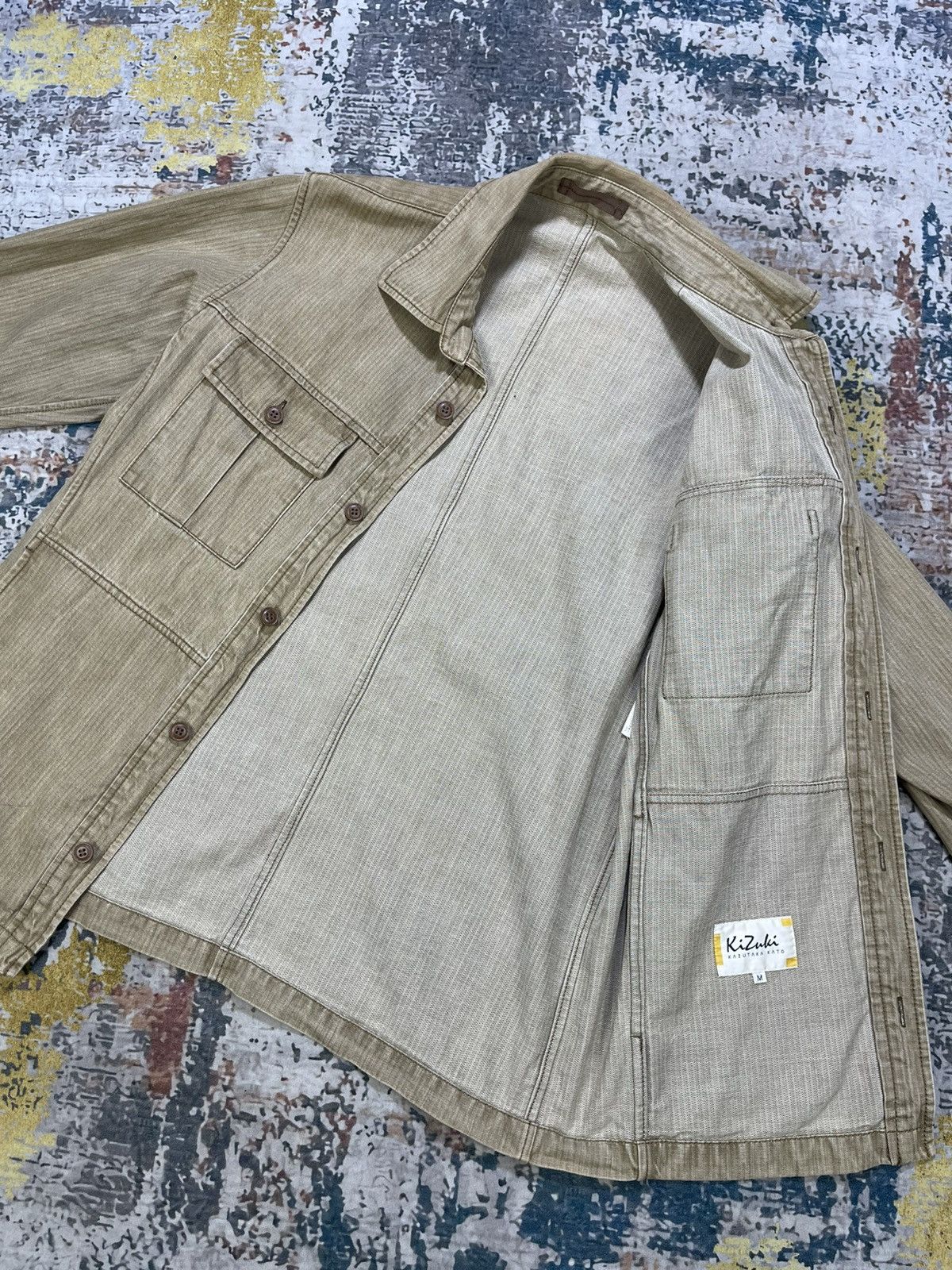 KATO Kazuki Kazutaka Kato Unlined HBT Shirt Jacket Size US S / EU 44-46 / 1 - 13 Thumbnail