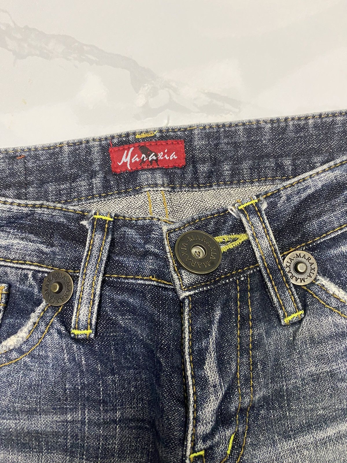 Hysteric Glamour × Japanese Brand 🔥RARE RIPS MARAXIA DISTRESSED DENIM JEANS Size 27" / US 4 / IT 40 - 8 Thumbnail