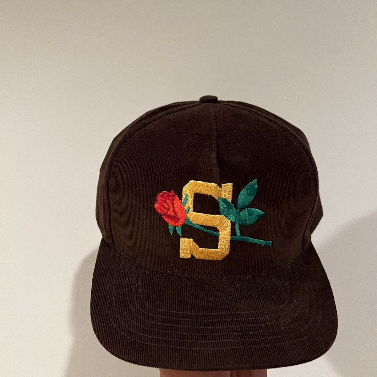 Supreme Supreme Rose S Logo SnapBack Brown Size ONE SIZE - 6 Thumbnail