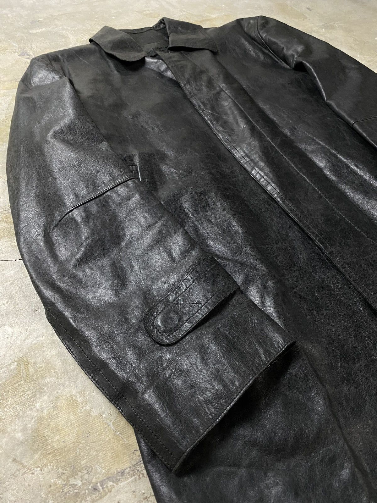 Costume National Costume National Homme - Leather Coat Jacket Size US S / EU 44-46 / 1 - 3 Thumbnail