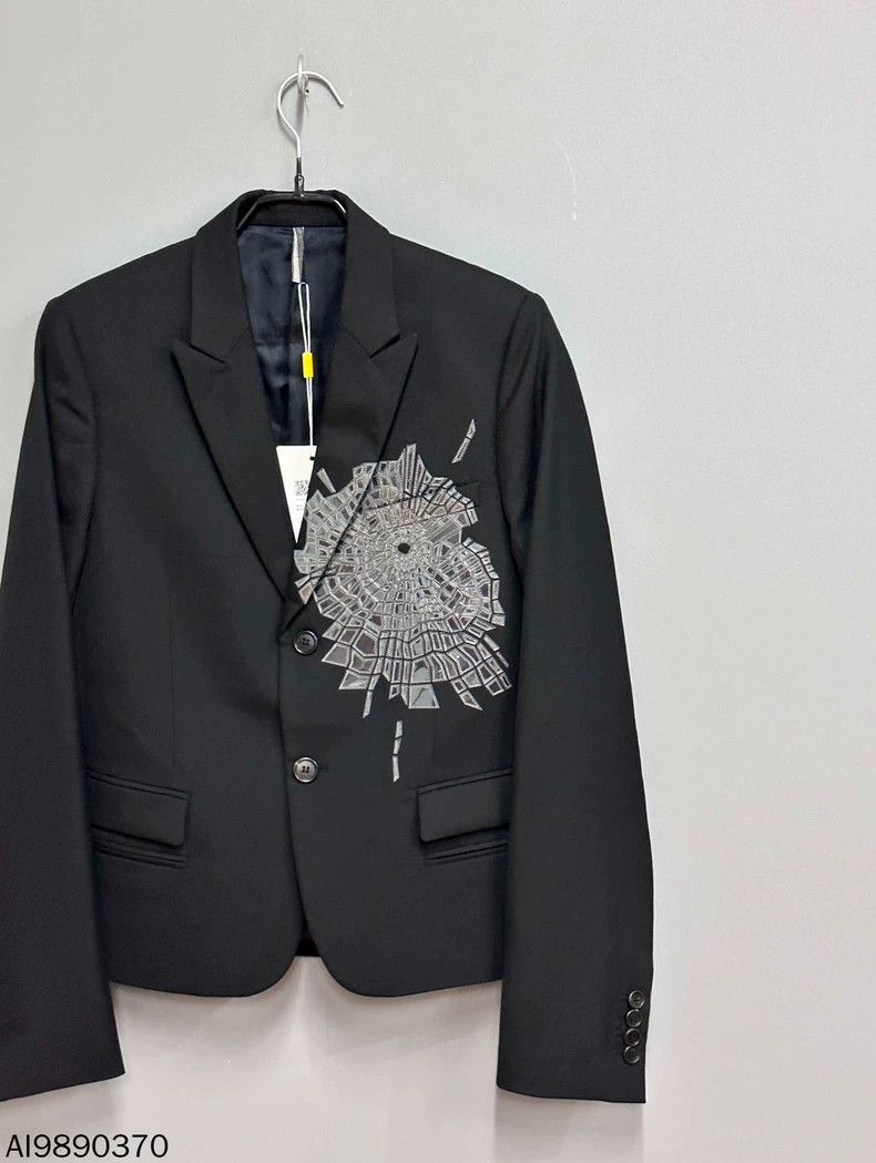 Dior Dior Broken Mirror Suit 2501-Nextarrow Size 46R - 3 Thumbnail